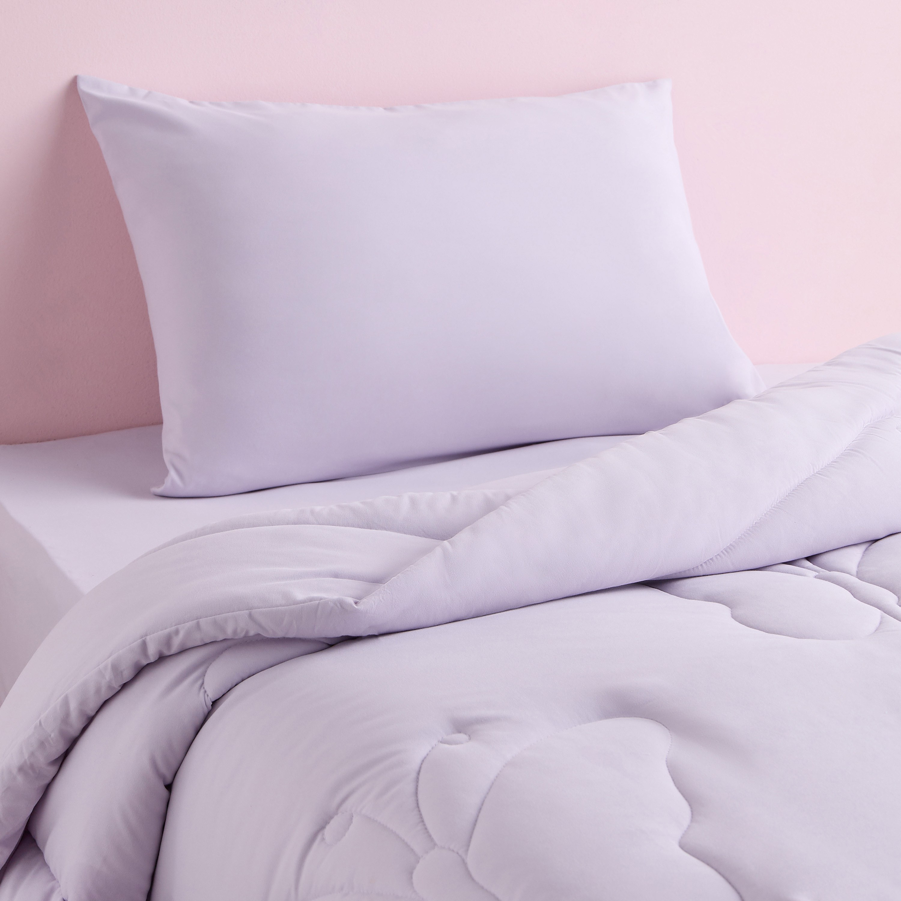 Amphora Lilac 2-Piece Single Comforter Set - 135x220 cm-kids-beddingandwindows-bedding-comforters-image-1