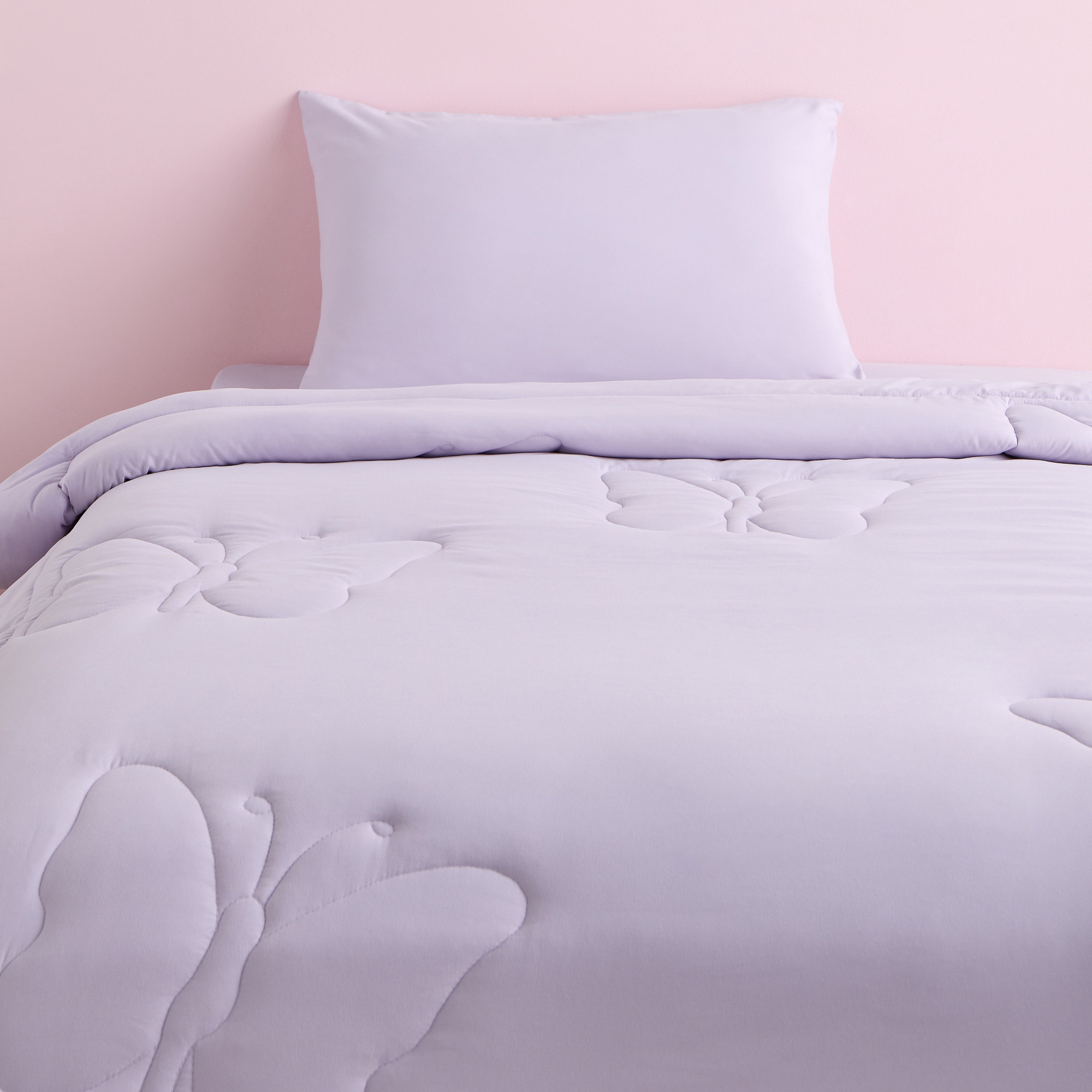 Amphora Lilac 2-Piece Single Comforter Set - 135x220 cm-kids-beddingandwindows-bedding-comforters-image-2