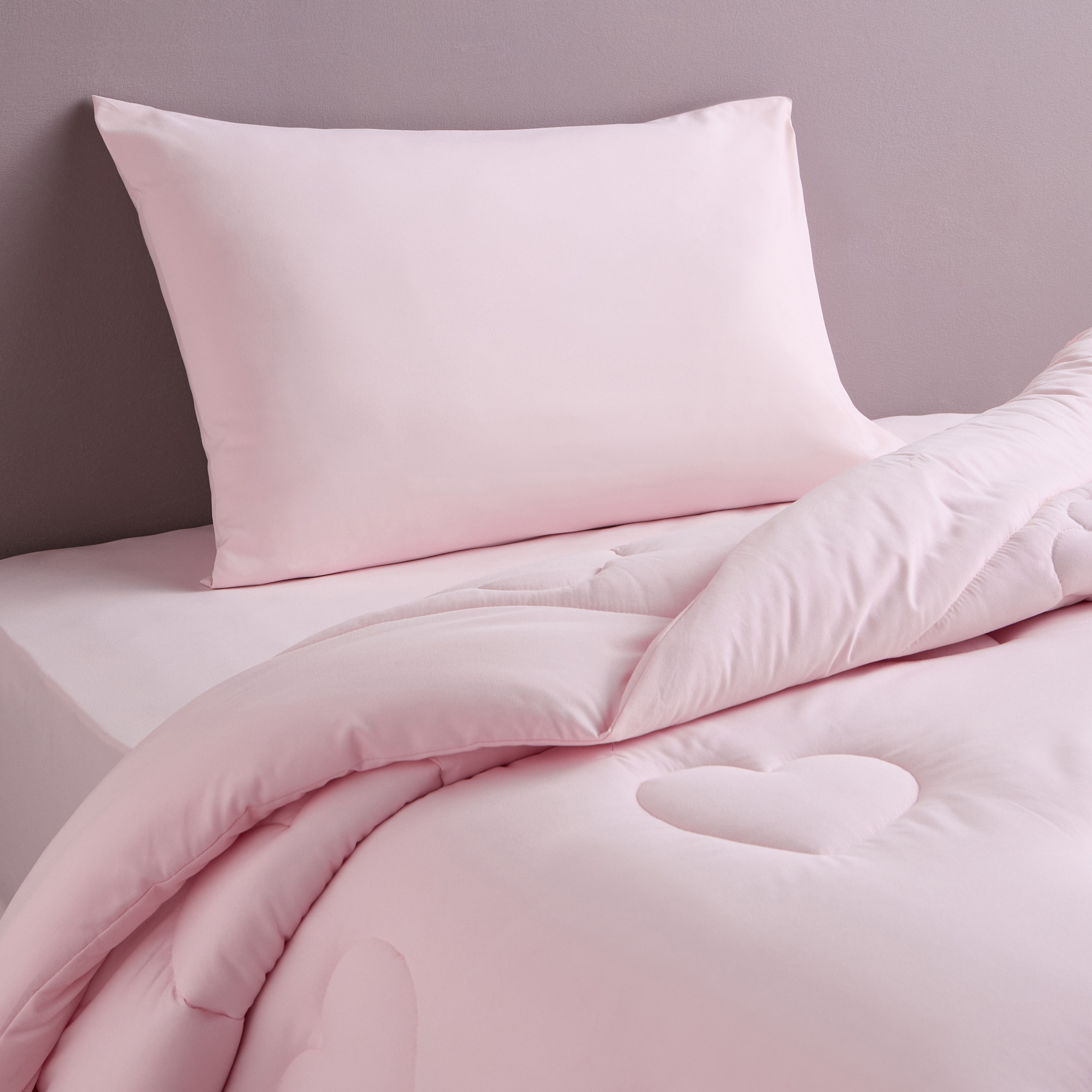طقم لحاف فردي قطعتين أرجواني - أمفورا - 135×220 سم-babyandkids-beddingandwindows-bedding-comforters-image-1