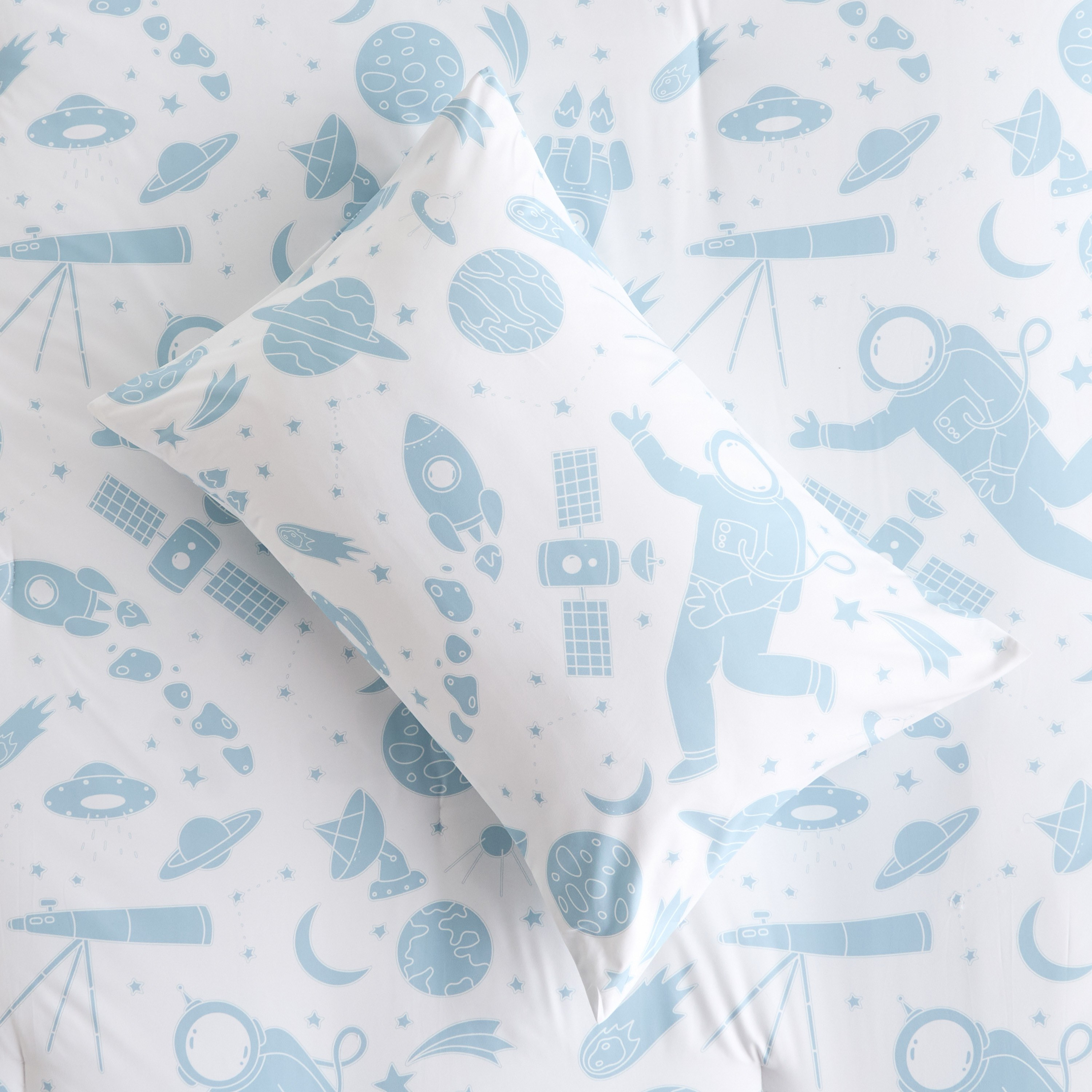 Amphora Space 2-Piece Single Comforter Set - 135x220 cm-babyandkids-beddingandwindows-bedding-comforters-image-3