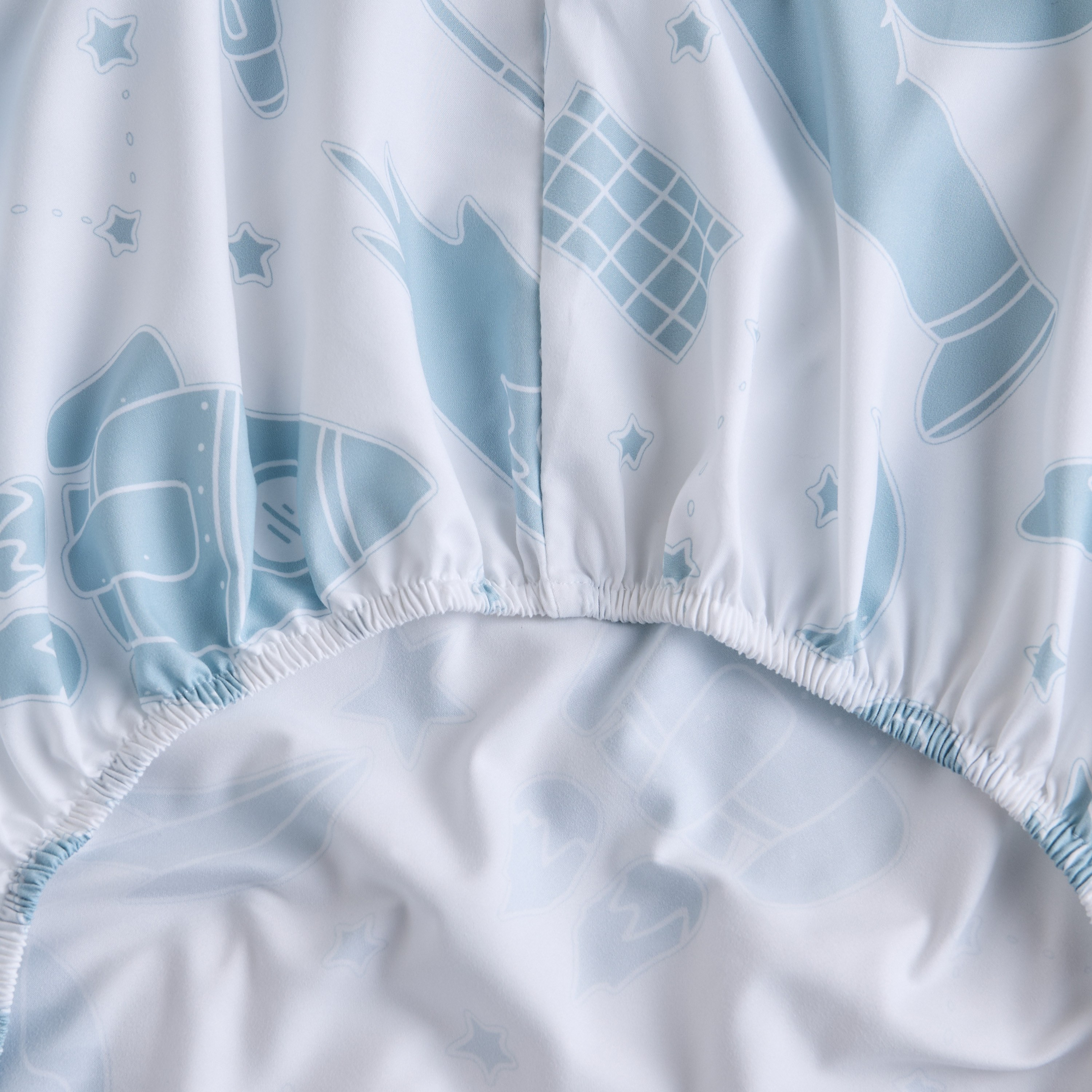 Amphora Microfibre Full Fitted Sheet - 120x200 cm-babyandkids-beddingandwindows-bedding-fittedandflatsheets-image-2