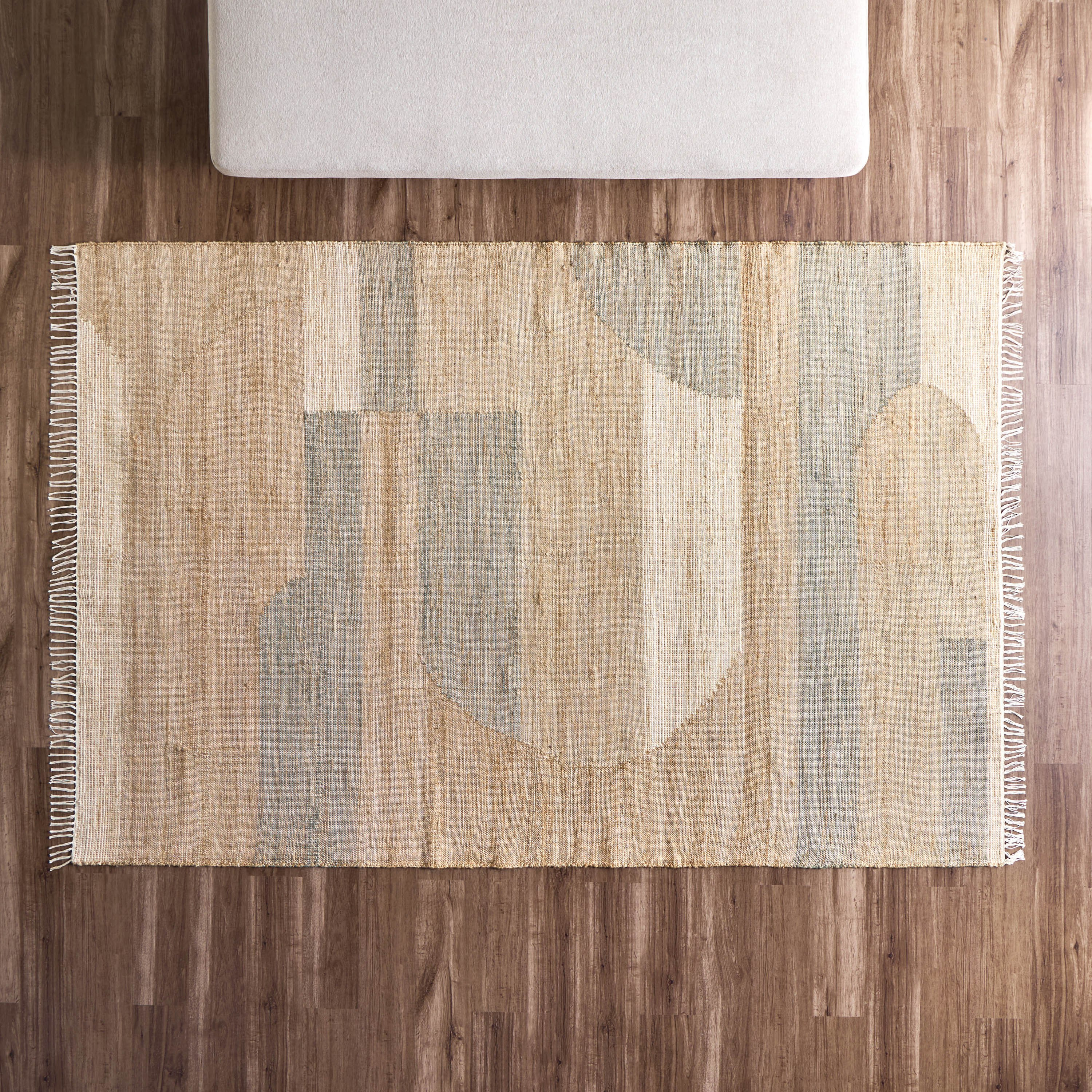 Paula Handmade Jute Dhurrie - 160x230 cm-household-rugsandcarpets-rugs-image-2