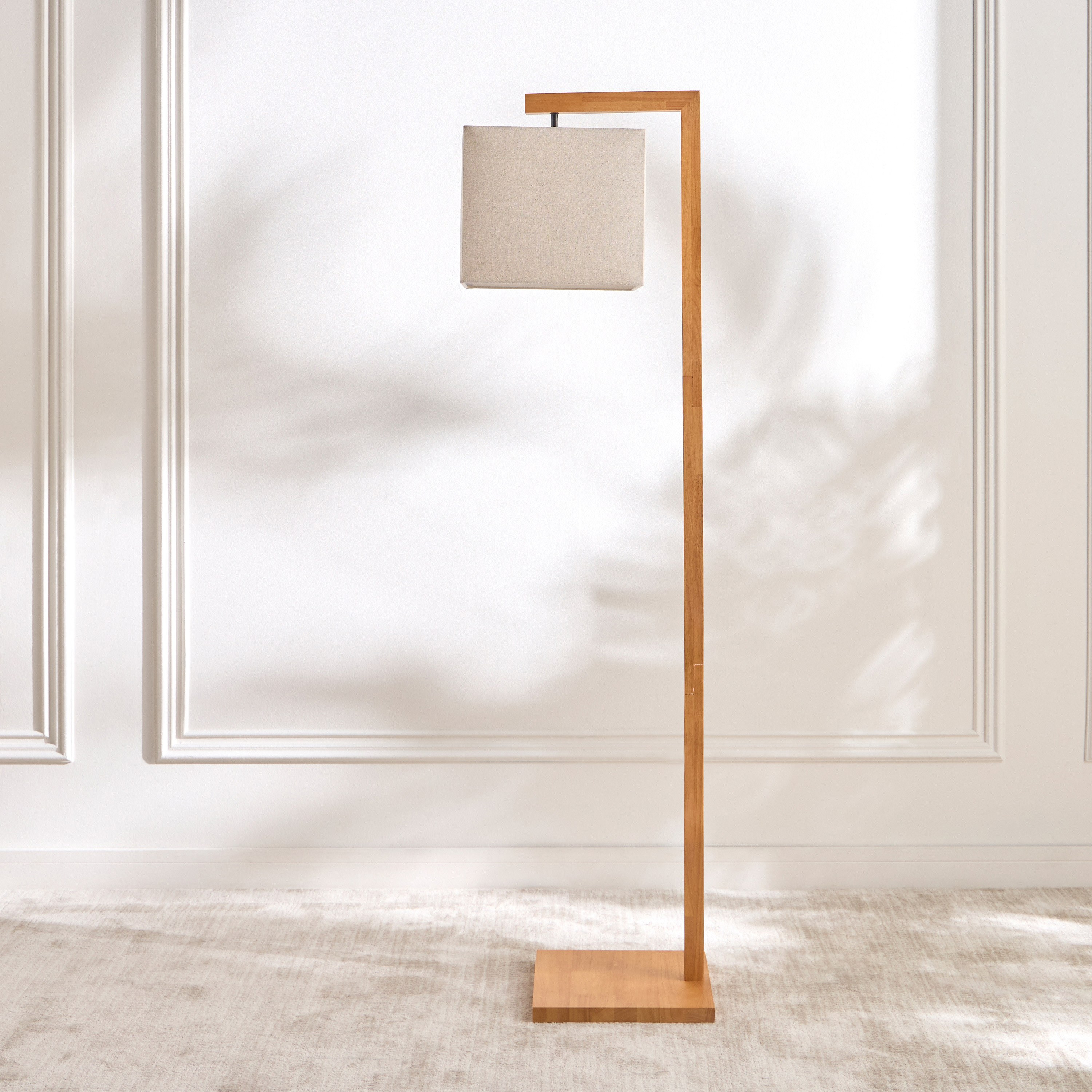 مصباح أرضية خشب - كيون - 180 سم-household-lighting-floorlamps-image-1