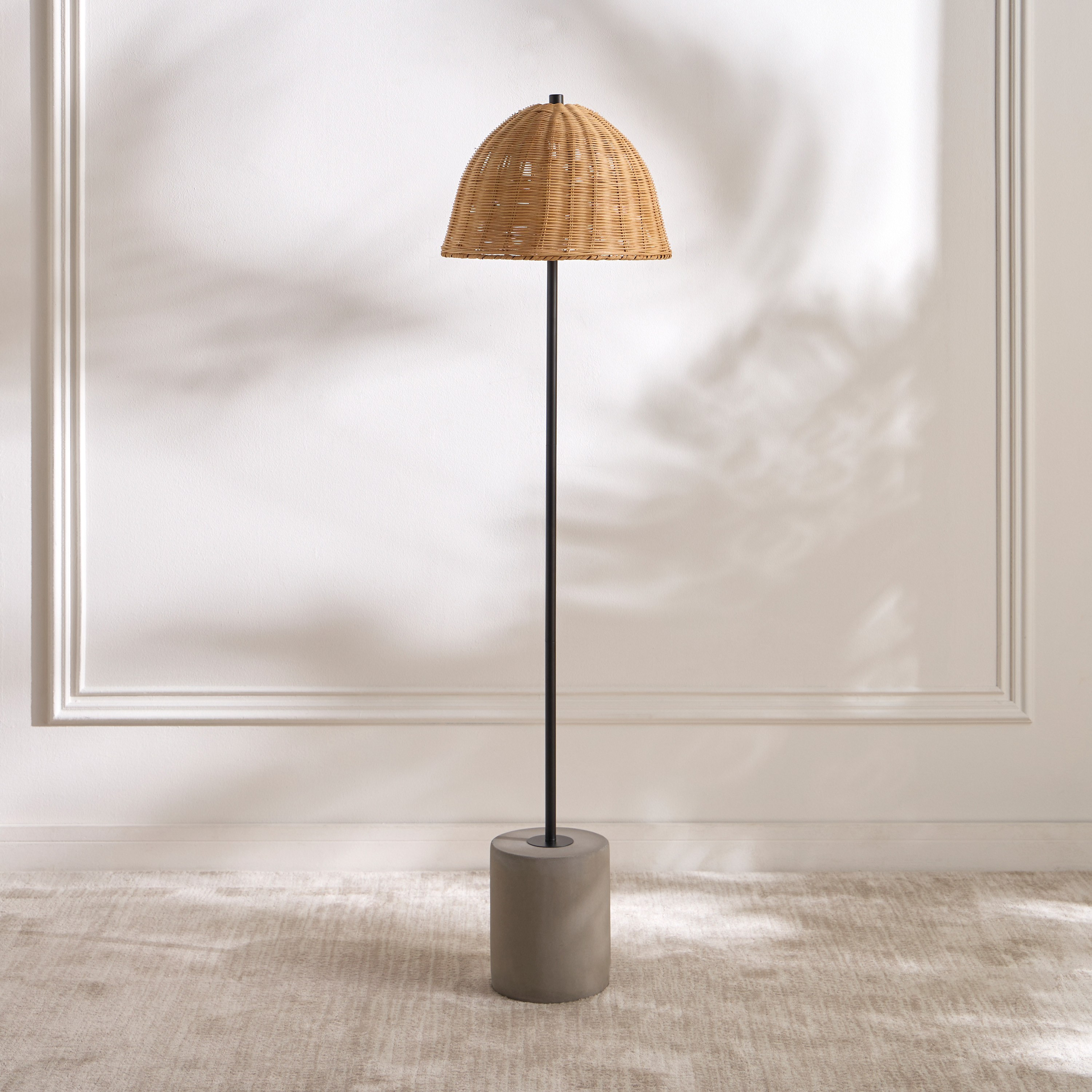 Cormac Bamboo Floor Lamp - 155 cm