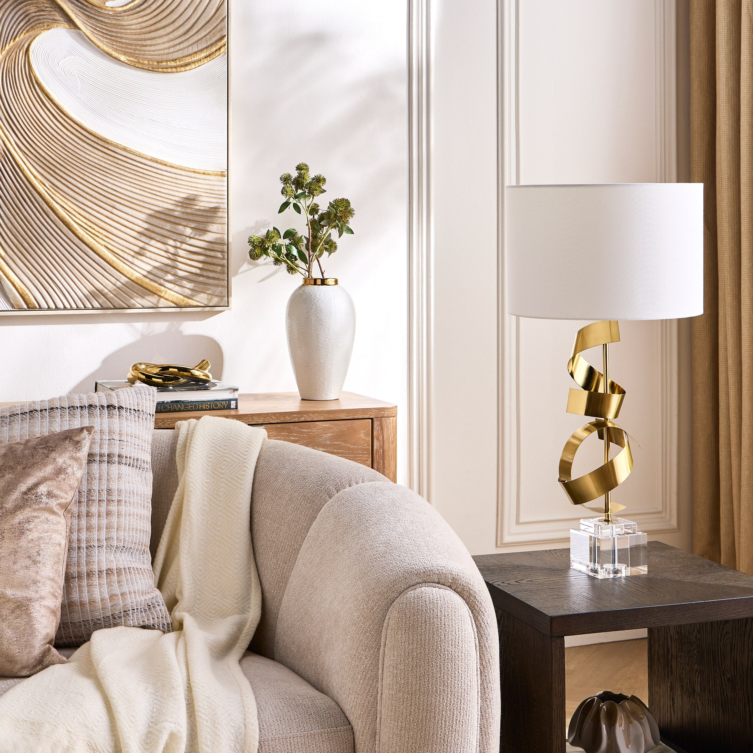 Cecily Metal Table Lamp - 80 cm-household-lighting-tableanddesklamps-image-5