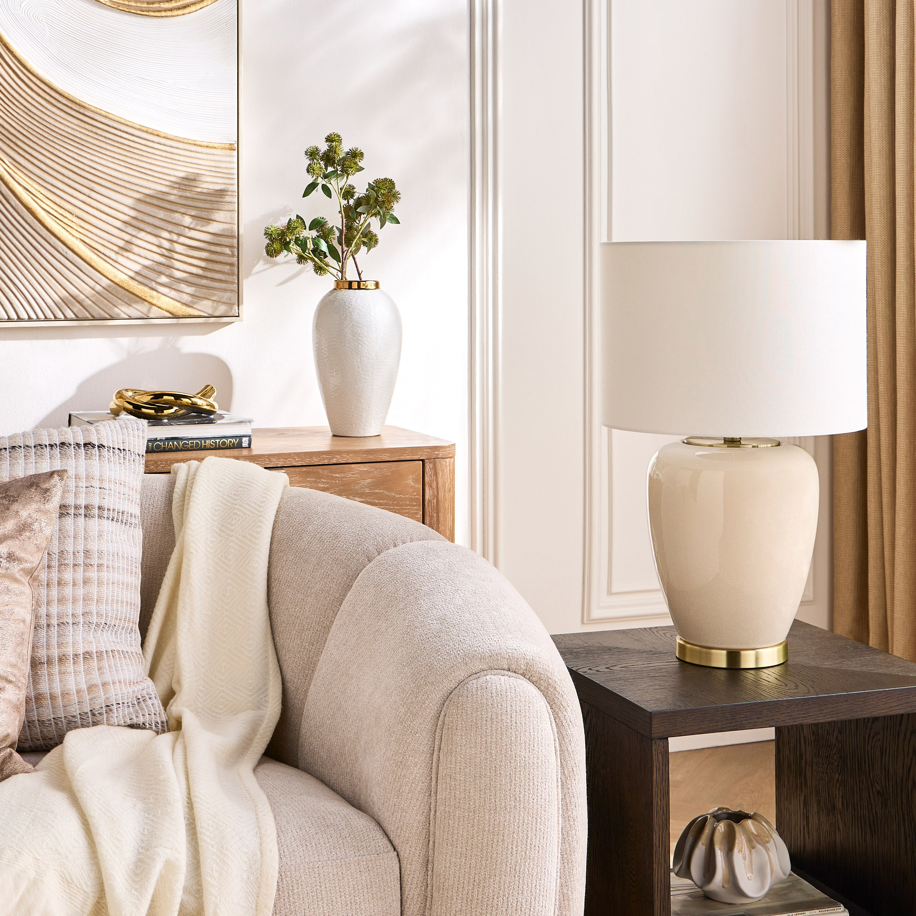 Alfie Ceramic Table Lamp - 69 cm-household-lighting-tableanddesklamps-image-4
