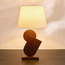 مصباح طاولة خشبي - تروي - 60 سم-household-lighting-tableanddesklamps-image-4
