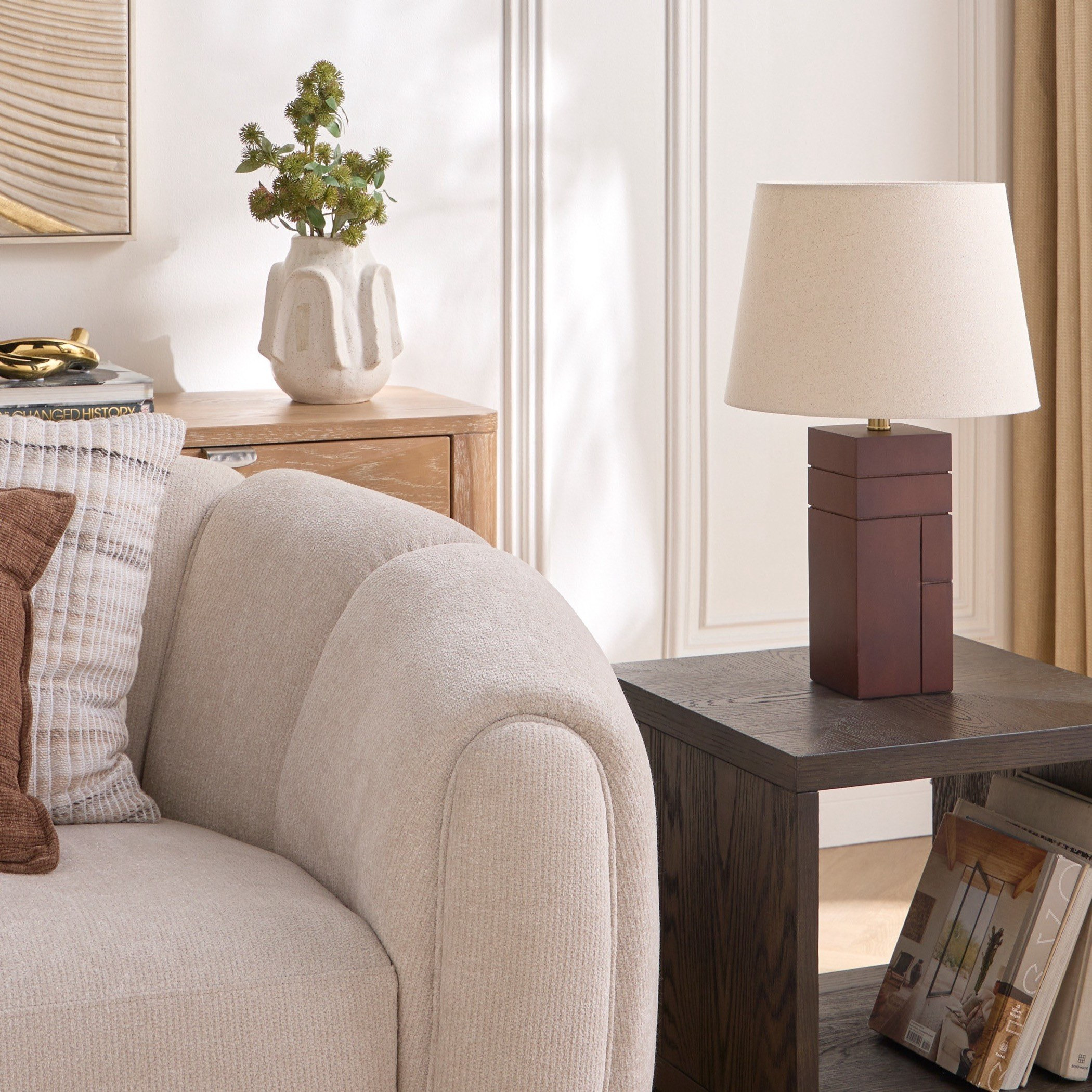 Niamh Wooden Table Lamp - 45 cm-household-lighting-tableanddesklamps-image-4