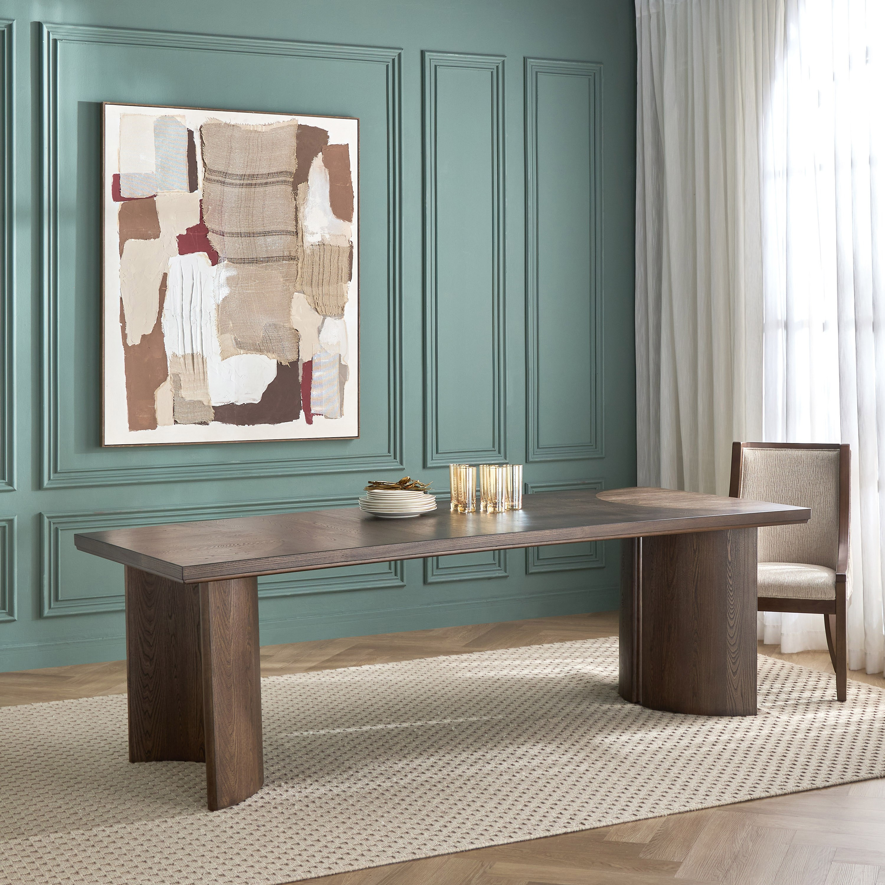 Felton 8-Seater Wooden Top Dining Table-furniture-diningroom-diningtables-image-1