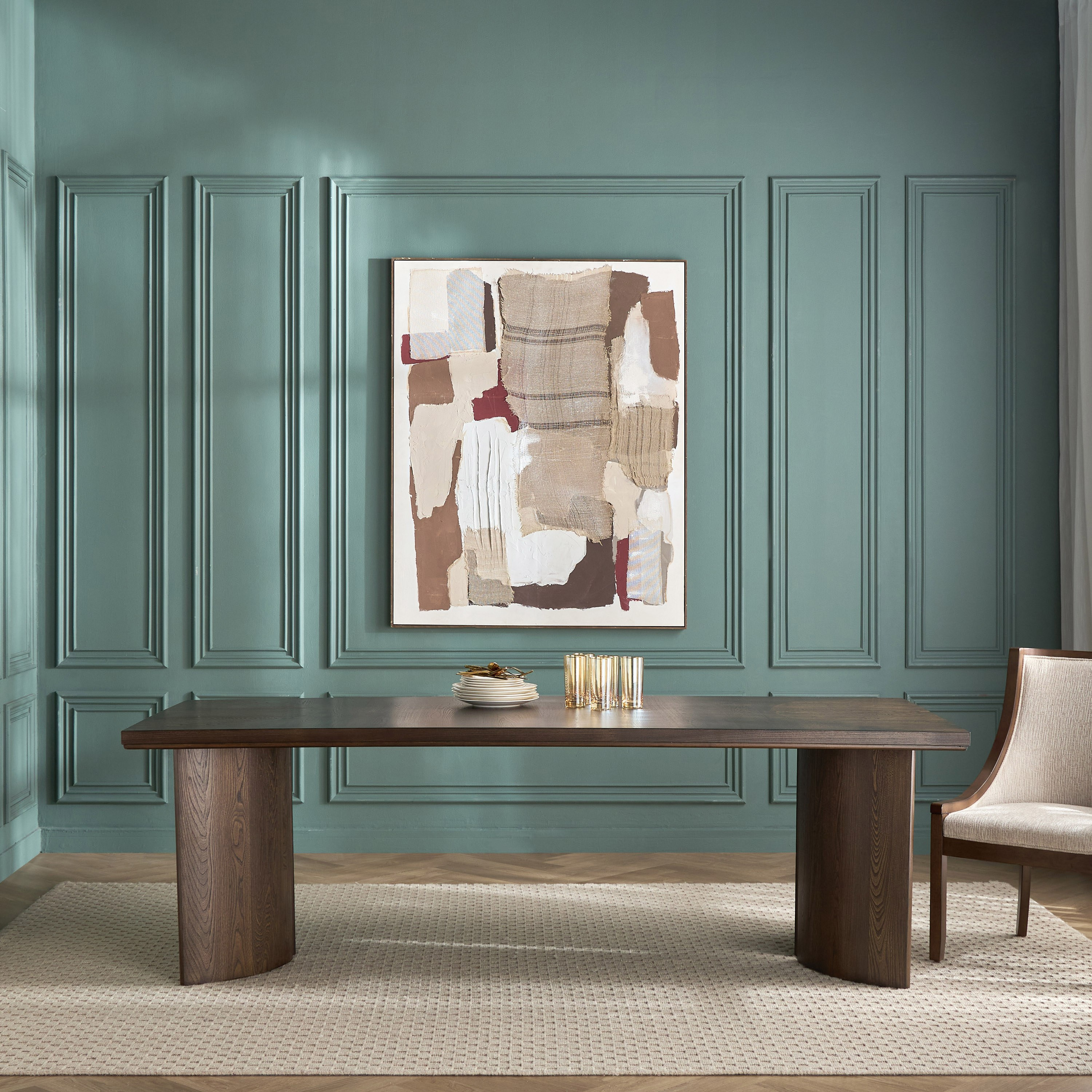 Felton 8-Seater Wooden Top Dining Table-furniture-diningroom-diningtables-image-2