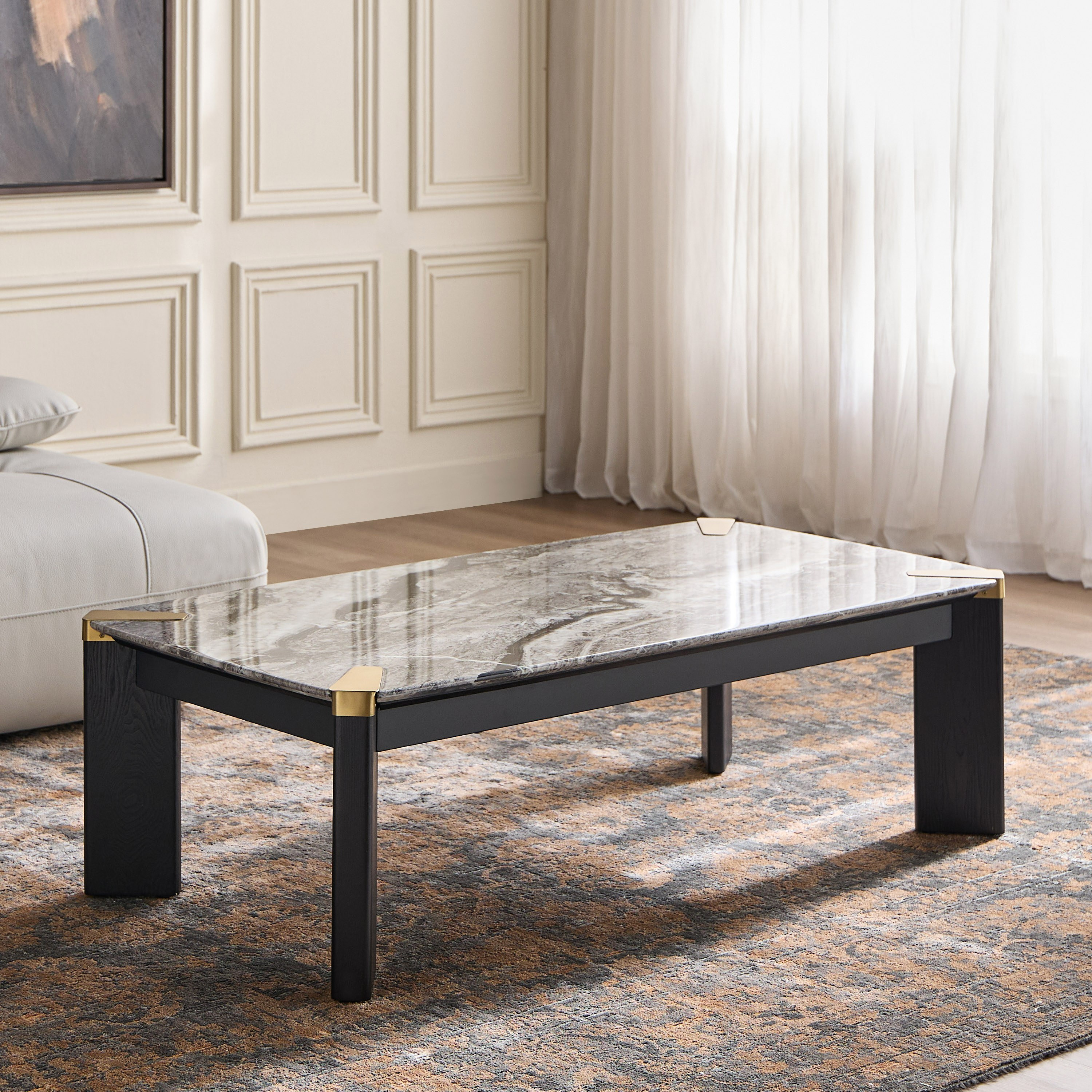 Ela Marble Top Coffee Table