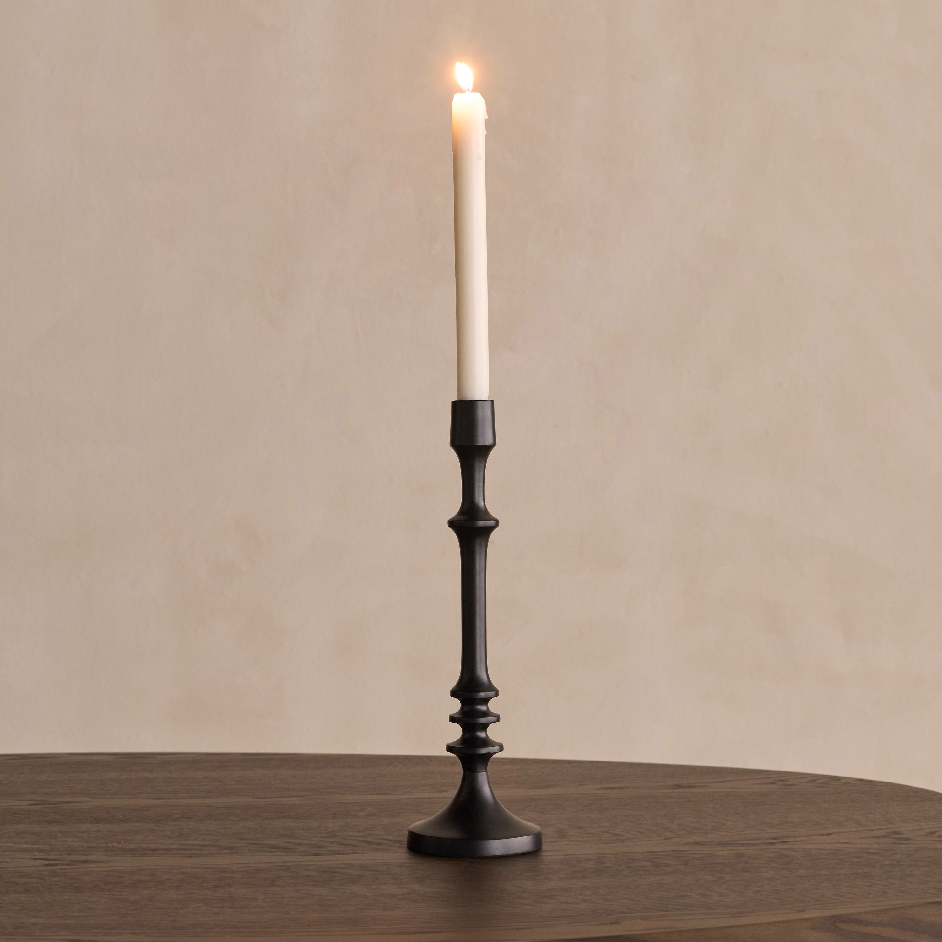 Essentials Urbano Metal Taper Candleholder - 32 cm-household-decor-candleholdersandlanterns-image-2