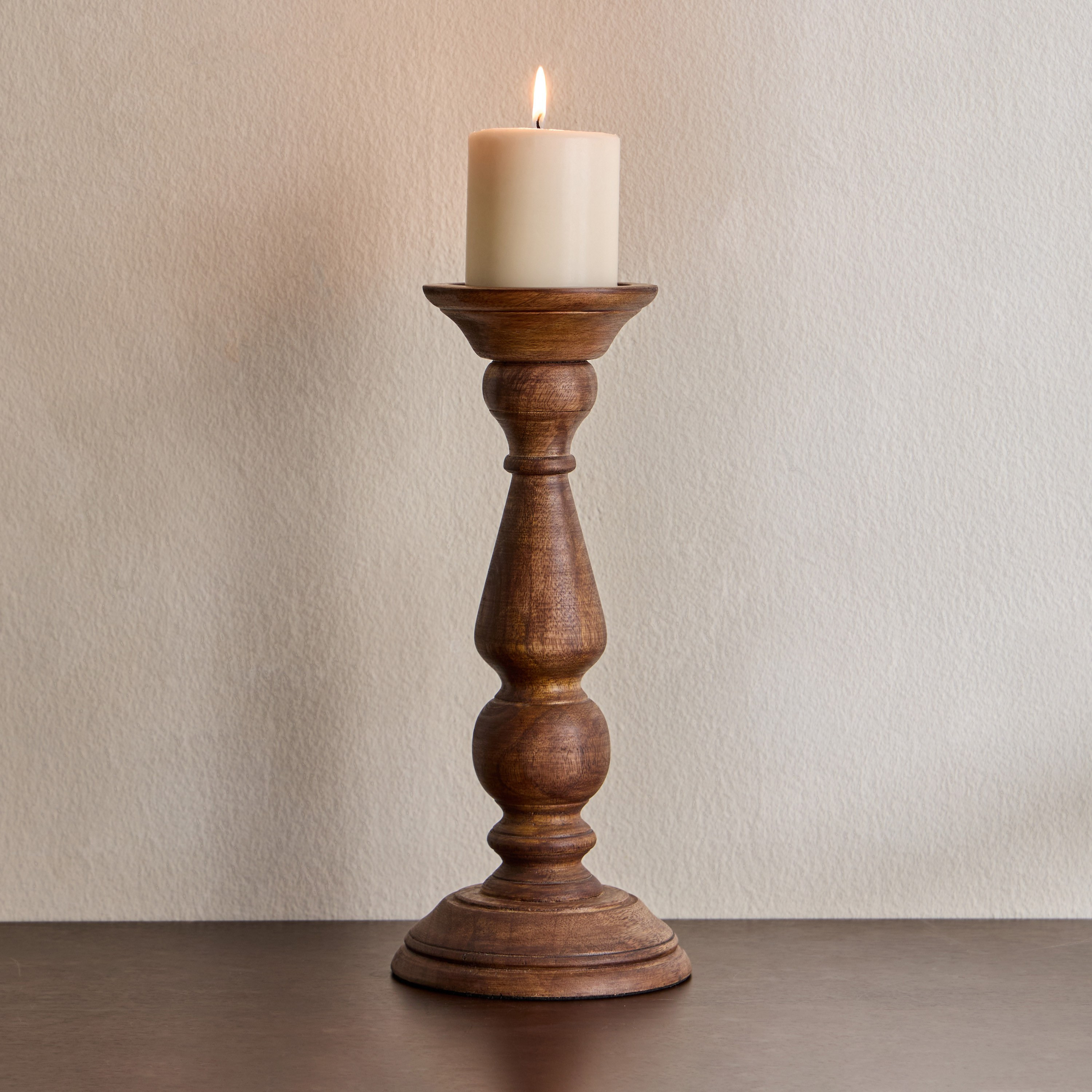 Cora Curva Pillar Candleholder - 35 cm-household-decor-candleholdersandlanterns-image-2