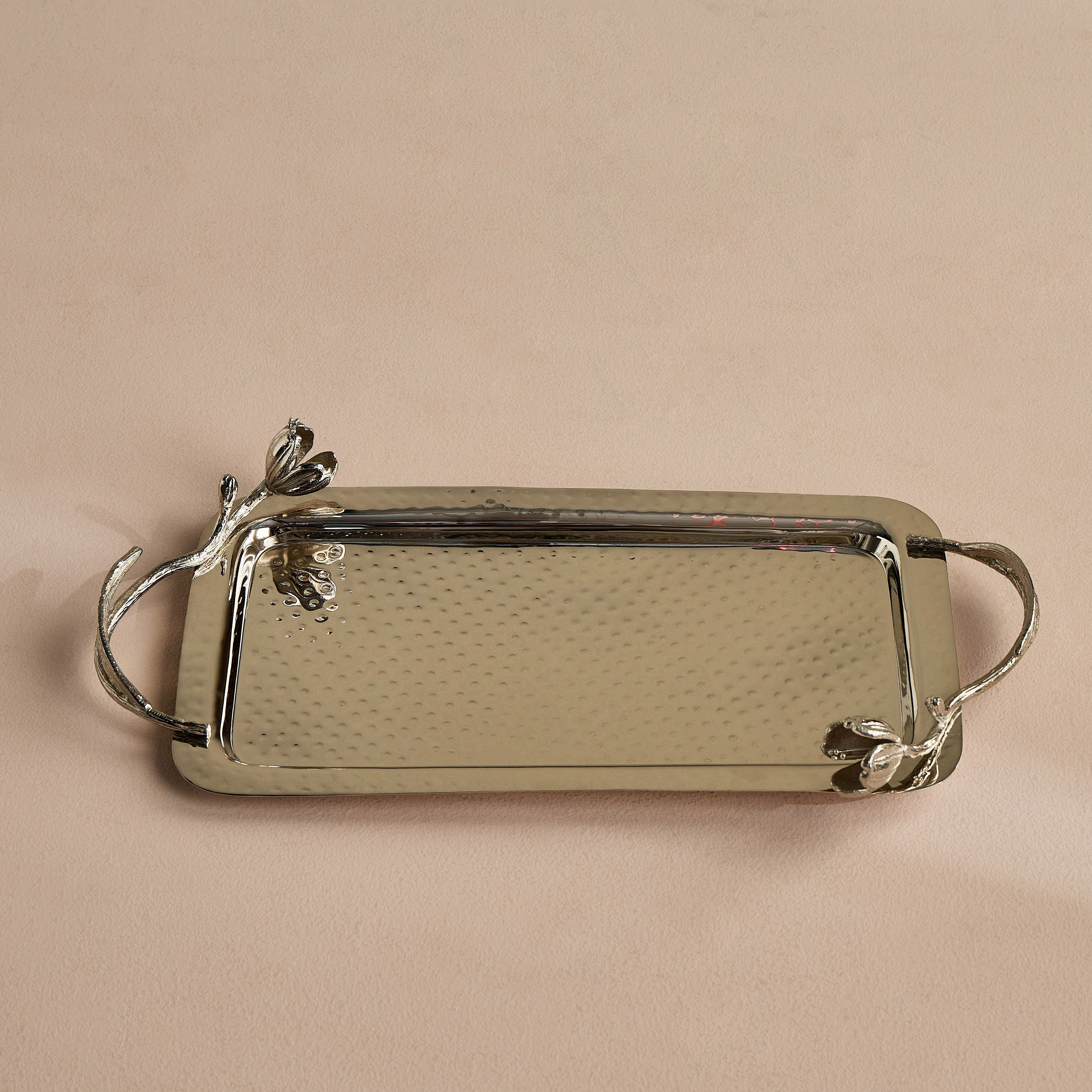 Tulip Metal Decorative Tray - 54 cm-household-decor-boxesandtrays-image-2