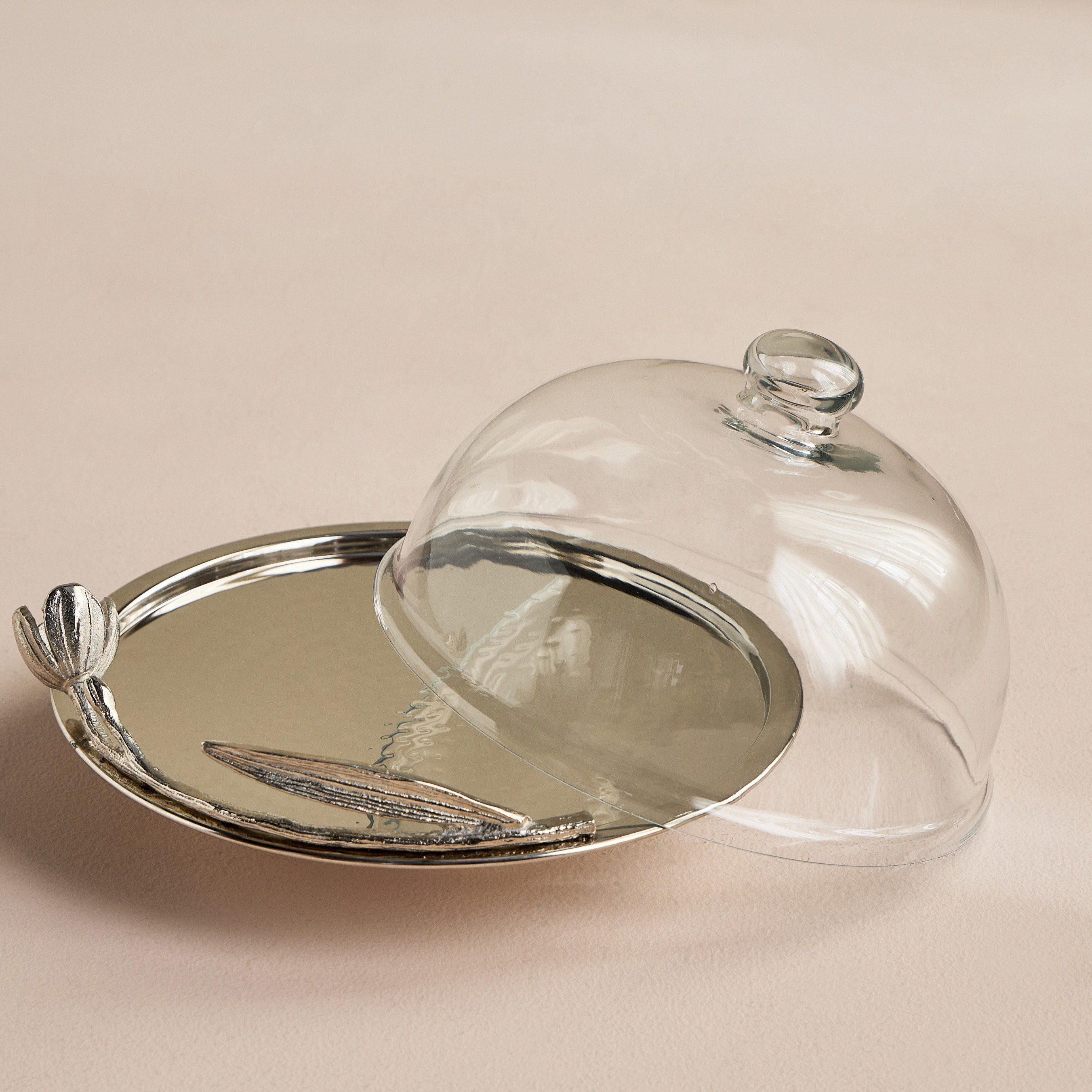 Tulip Domed Cake Platter - 30 cm-household-decor-boxesandtrays-image-2