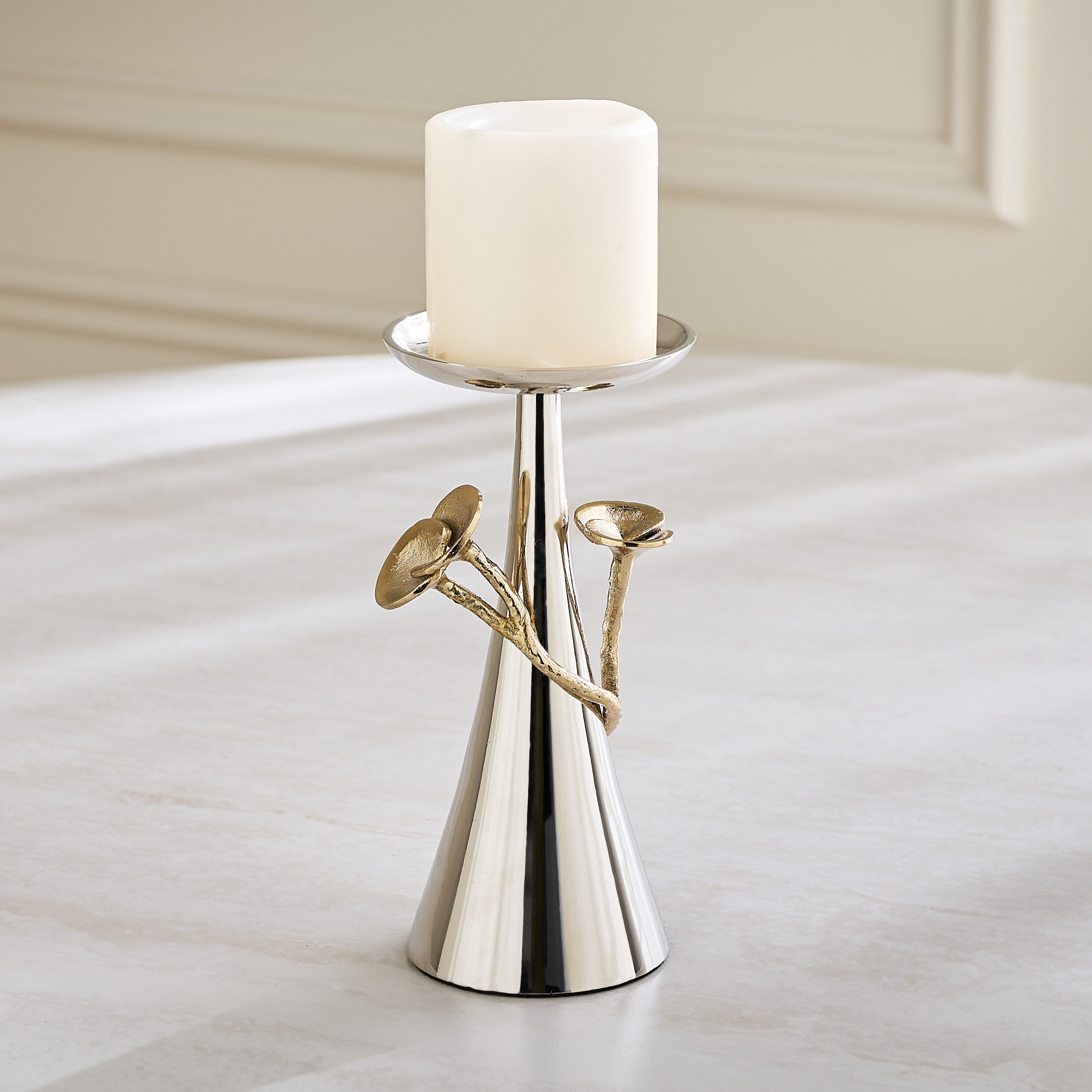 CalaLily Pillar Candleholder-household-decor-candleholdersandlanterns-image-1