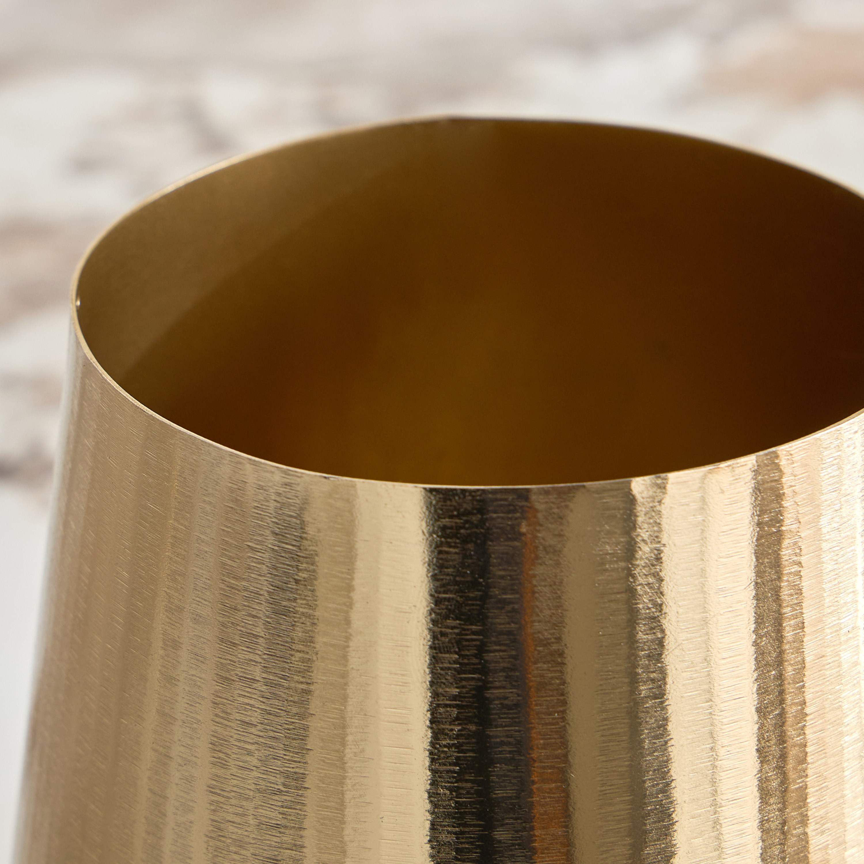 Essentials Etch Metal Vase - 20 cm-household-decor-vasesandbowls-image-2