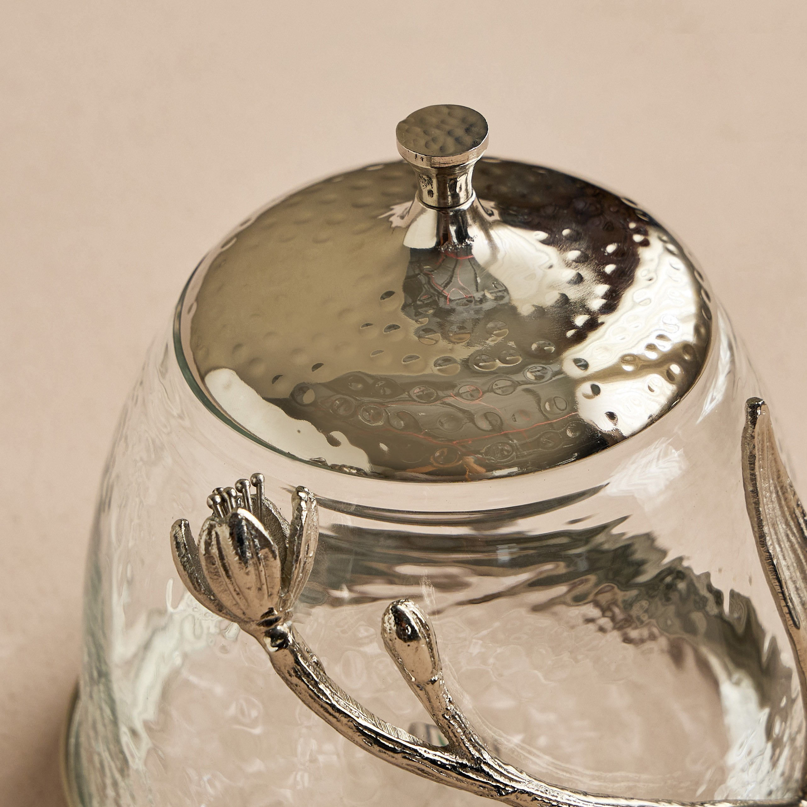 Tulip Glass Canister - 17 cm-household-decor-boxesandtrays-image-3