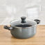 Baker's Secret Essentials Pressed Aluminum Non-Stick Casserole with Lid - 24cm-household-kitchen-cookware-potsandpans-image-1
