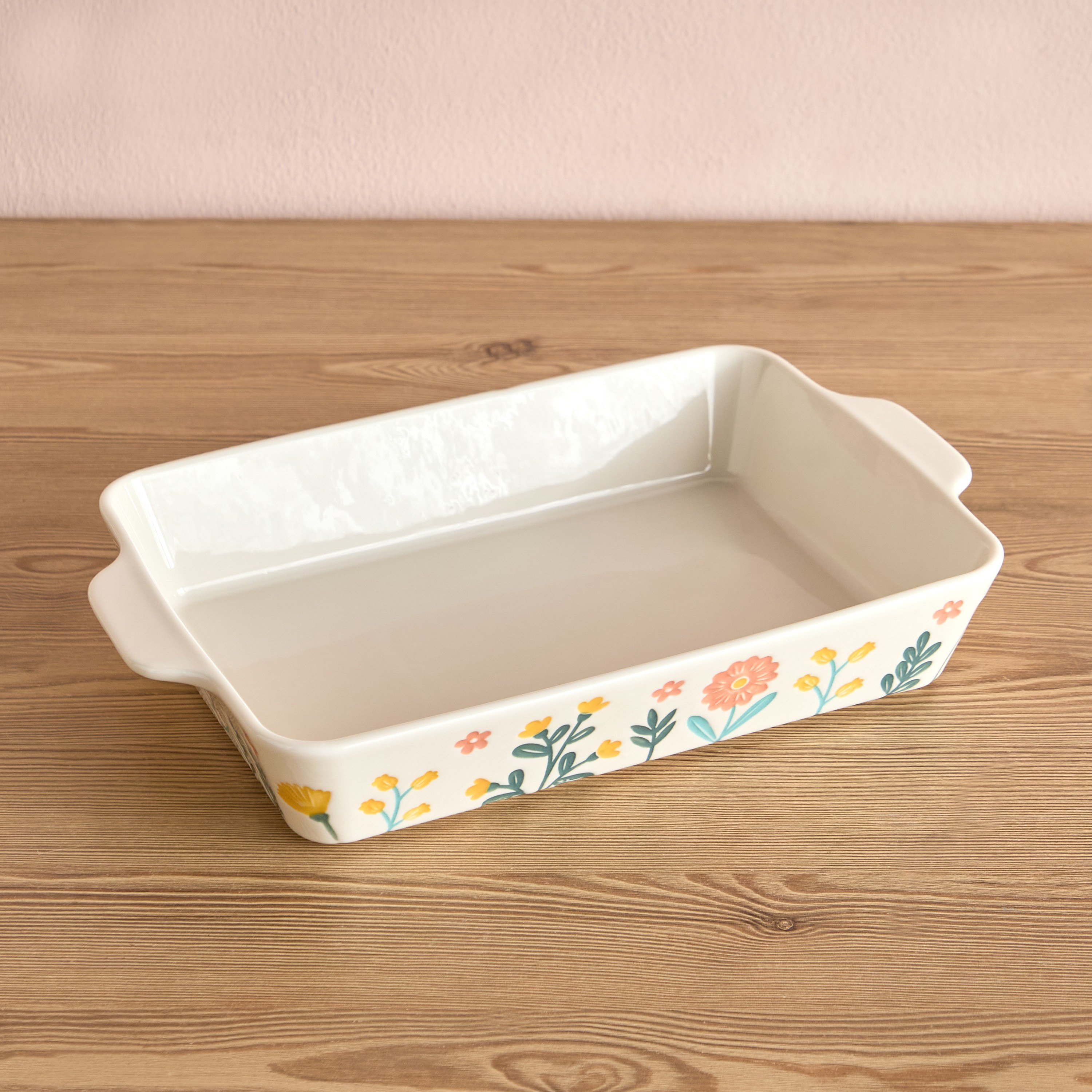 صحن خبز خزف حجري - هايدي - 25x41 سم-household-kitchen-bakeware-bakingdishes-image-1