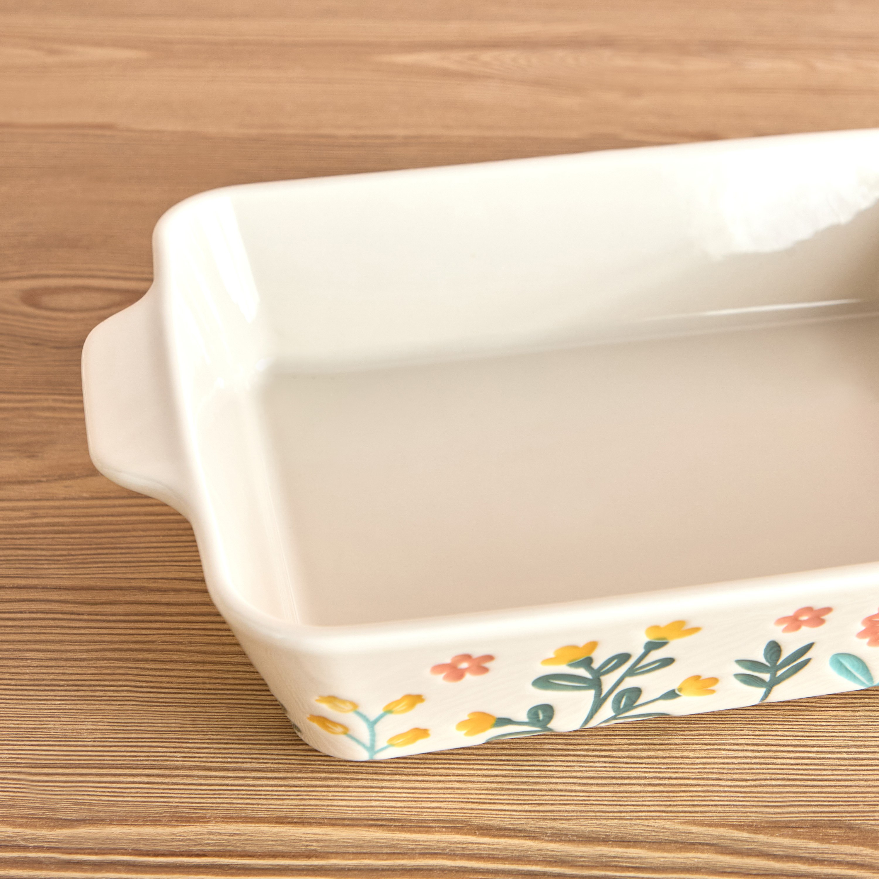 صحن خبز خزف حجري - هايدي - 25x41 سم-household-kitchen-bakeware-bakingdishes-image-2