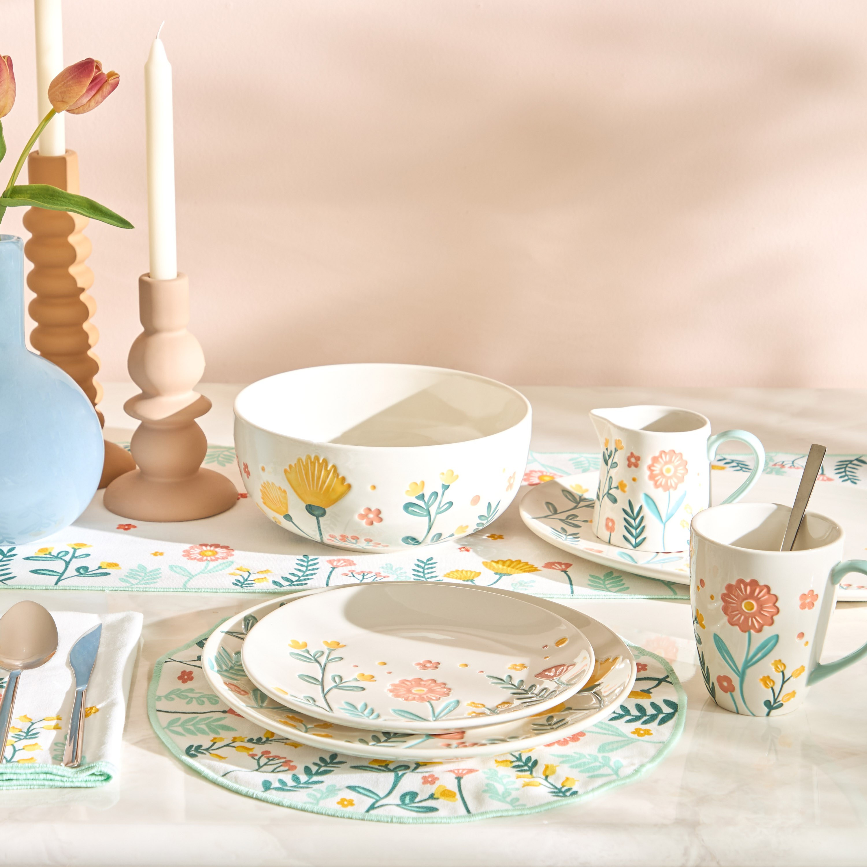 Heidi Ceramic Dinner Plate - 27 cm-household-dining-dinnerware-plates-image-3