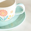 طقم فنجان قهوة سيراميك وصحن - هايدي - 250 مل-household-dining-teaandcoffee-mugsandcups-image-2