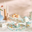 طقم فنجان قهوة سيراميك وصحن - هايدي - 250 مل-household-dining-teaandcoffee-mugsandcups-image-1