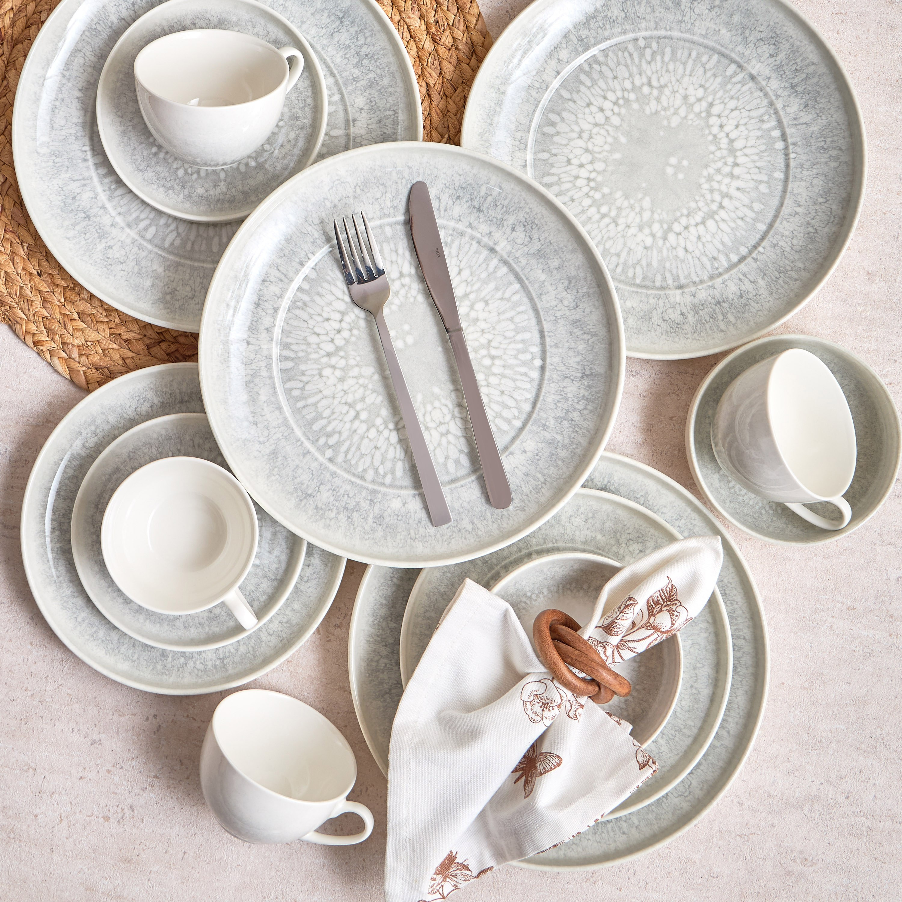 Ren 20-Piece New Bone China Dinner Set - Serves 4-household-dining-dinnerware-dinnersets-image-1