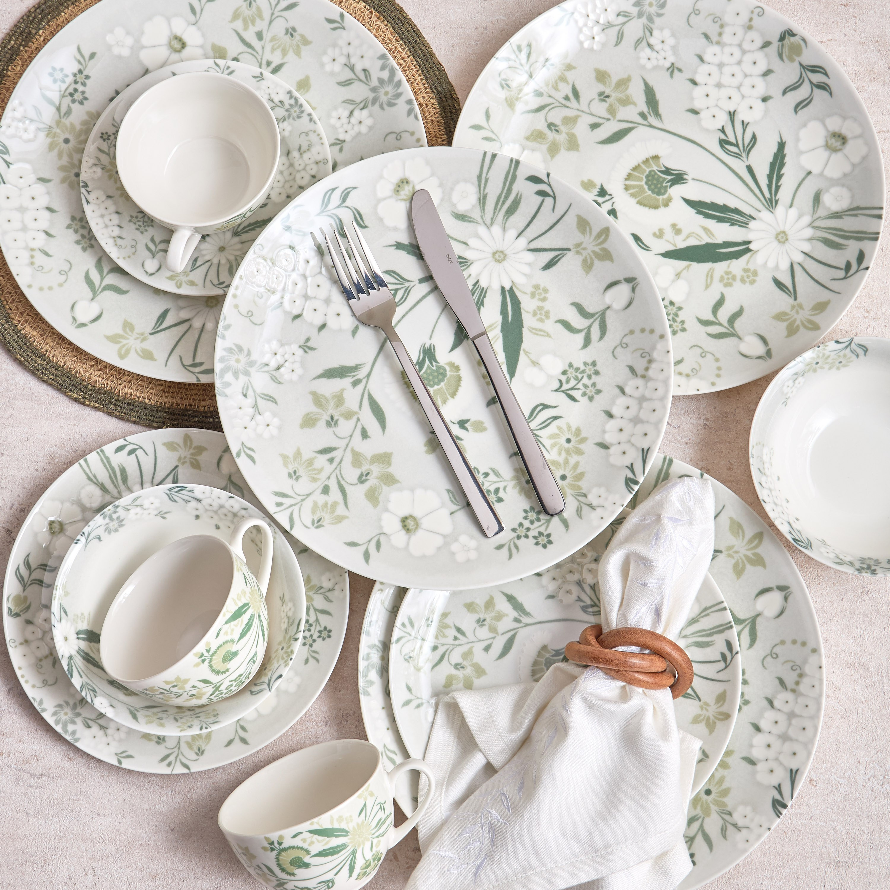 Garlen 20-Piece New Bone China Dinner Set - Serves 4-household-dining-dinnerware-dinnersets-image-1
