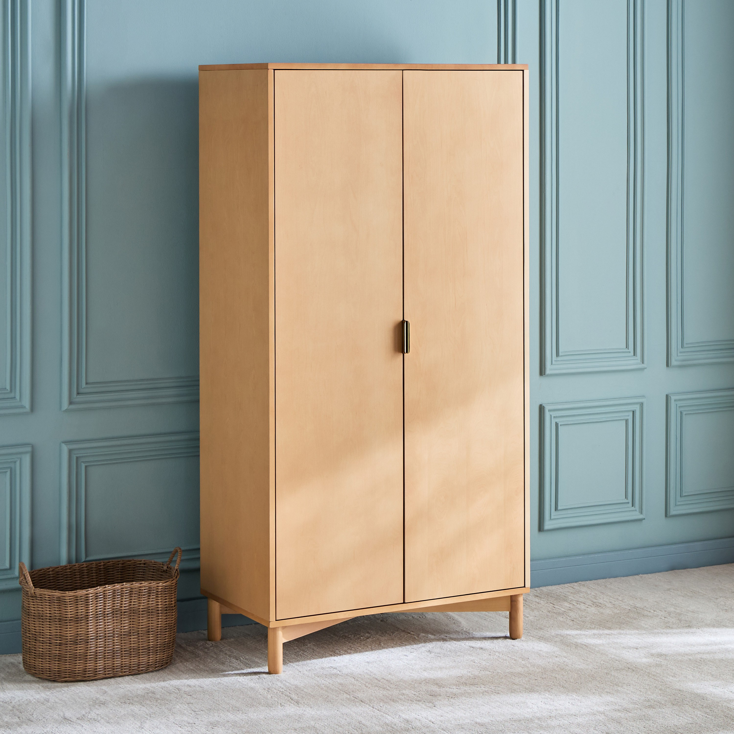 Scandi Nursery 2-Door Wardrobe