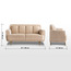 كنبة قماشية مقعدين - روزالين-furniture-sofaandseating-sofasandsofasets-image-1