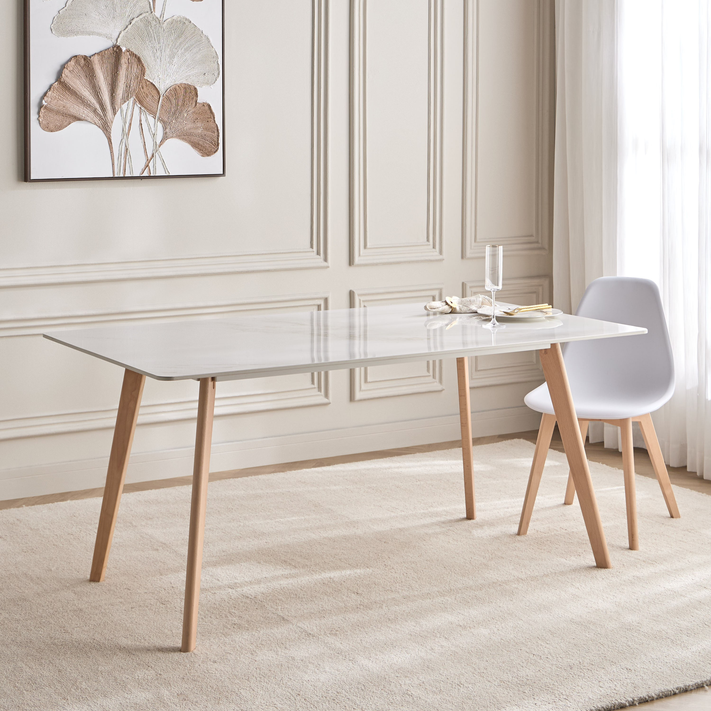 Meadow 6-Seater Ceramic Top Dining Table
