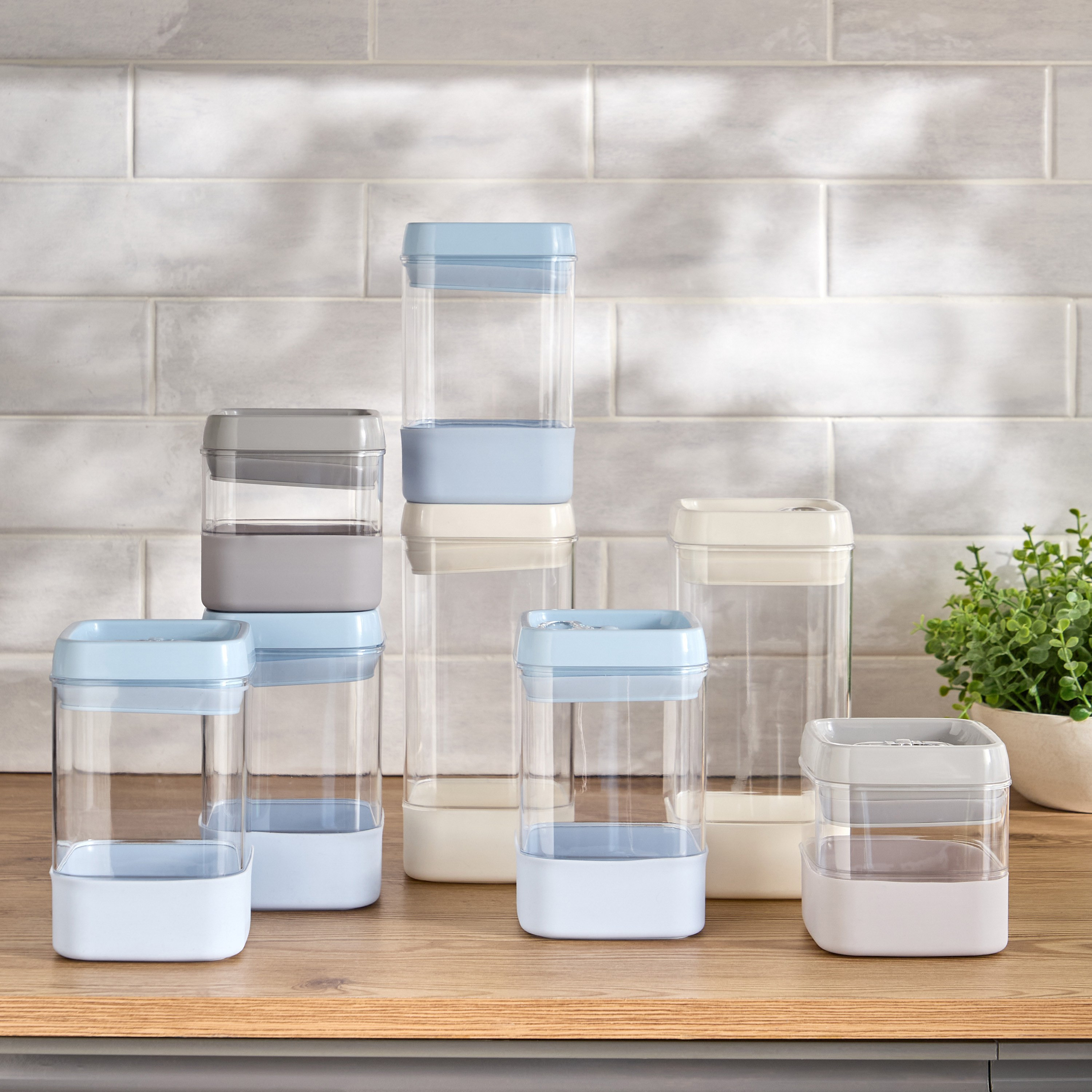 Nova PET 8-Piece Container Set-household-kitchen-foodstorage-pantryandstorage-image-1