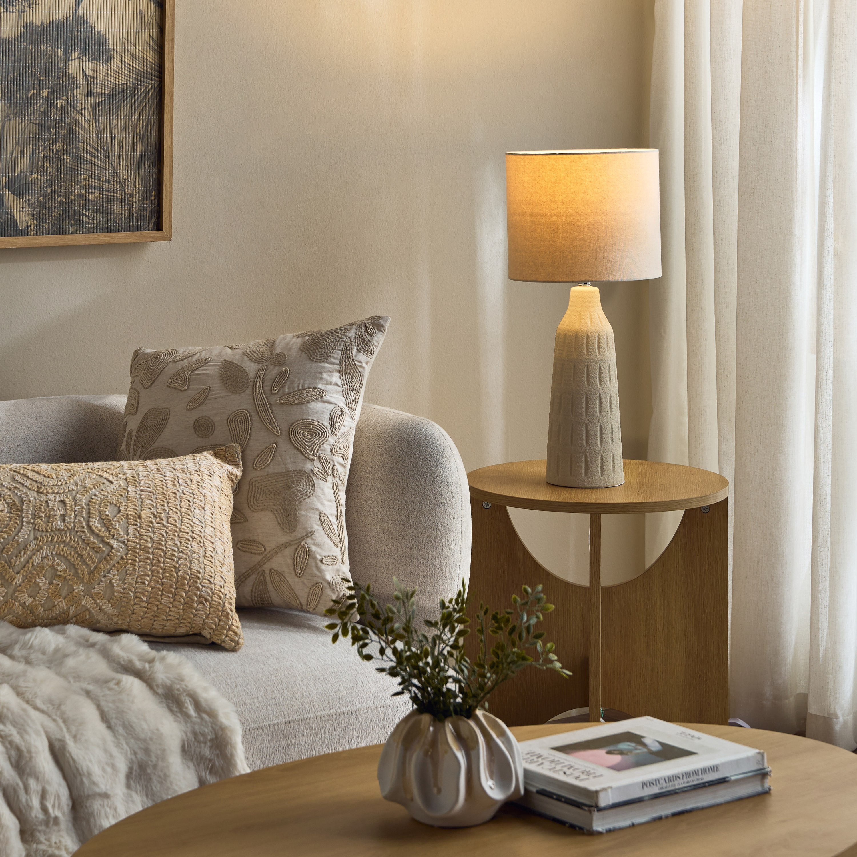 Fern Ceramic Table Lamp - 58 cm-household-lighting-tableanddesklamps-image-5
