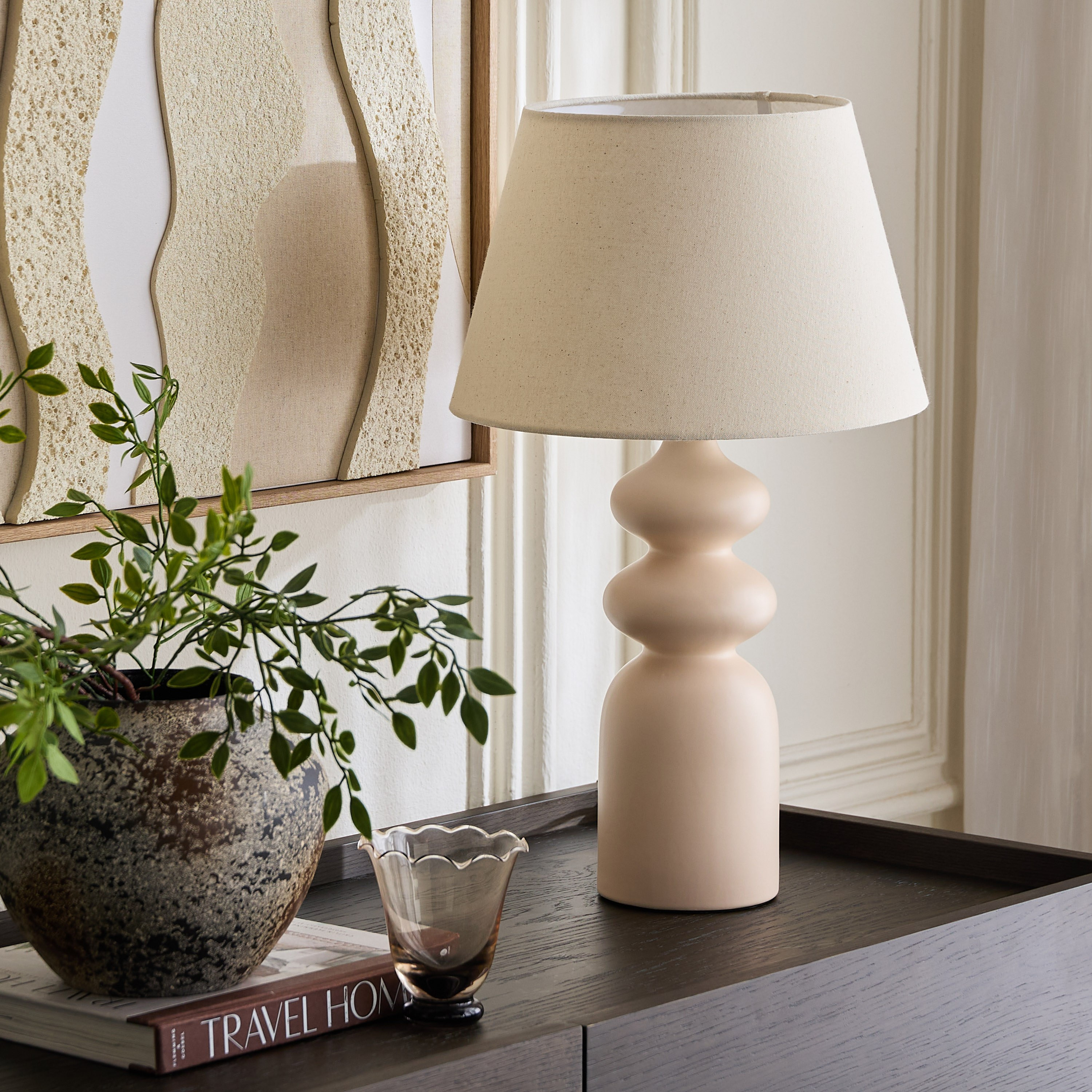 مصباح طاولة سيراميك - دافي - 55 سم-household-lighting-tableanddesklamps-image-4