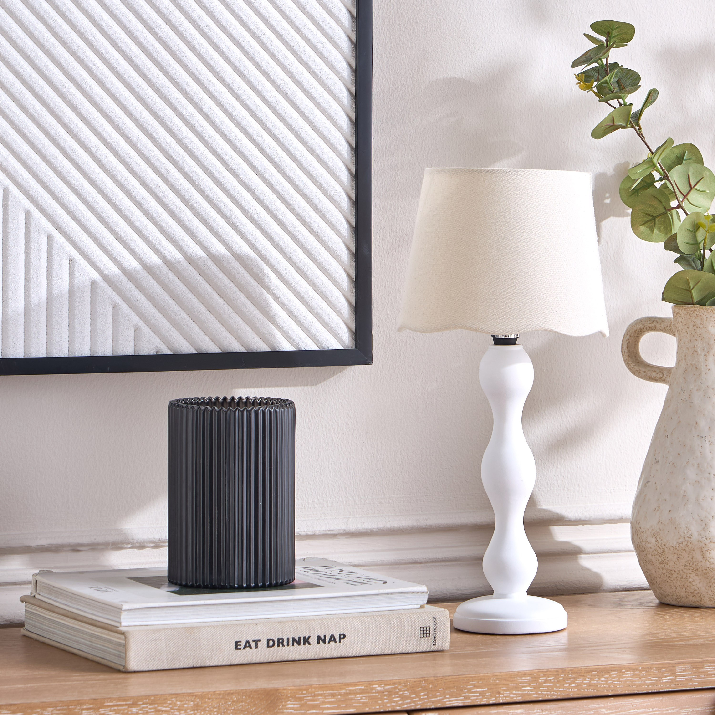 مصباح طاولة بولي ريزين - ميريدا - 39 سم-household-lighting-tableanddesklamps-image-5