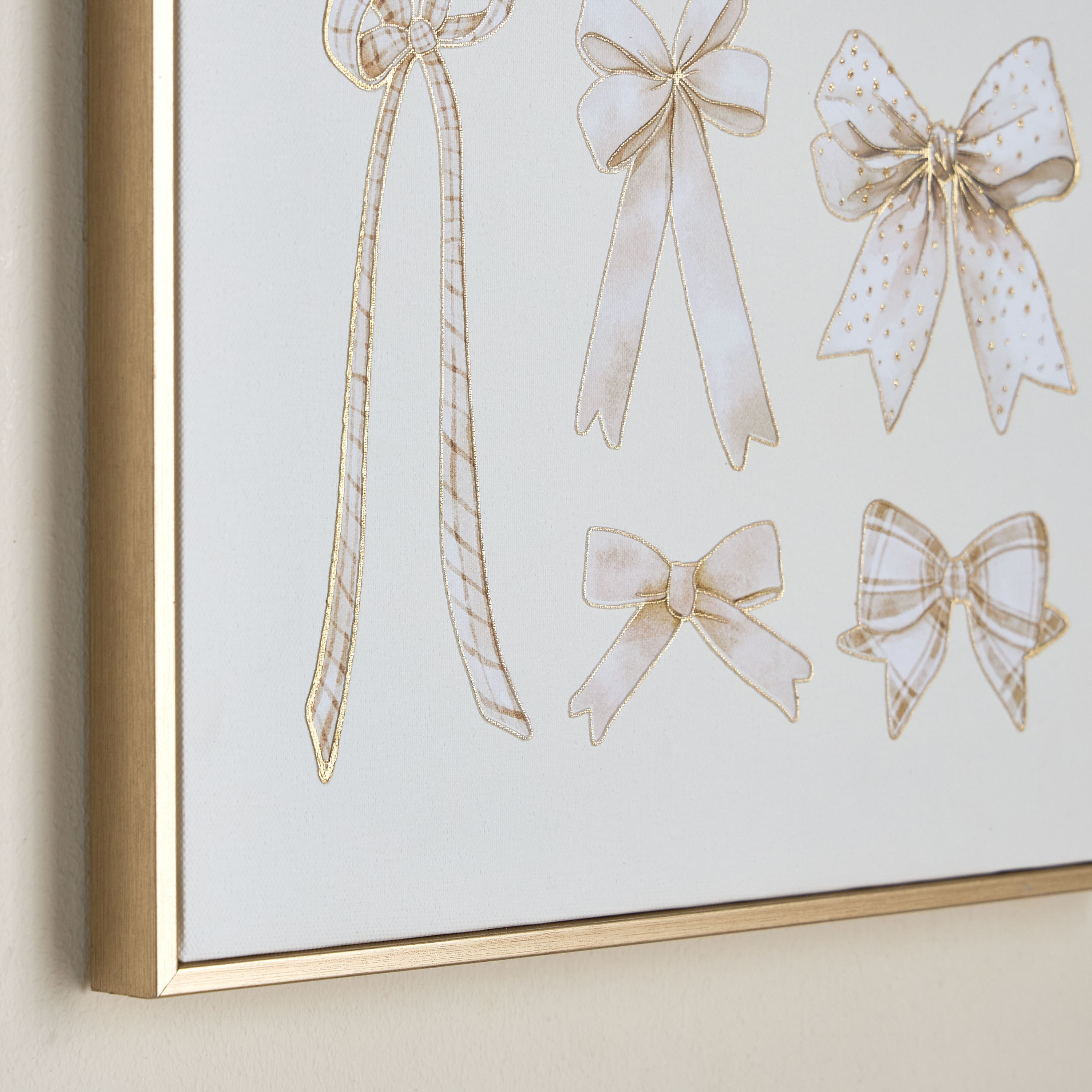 Zaina Bows Framed Canvas Wall Art - 30x40 cm-kids-decorandlighting-decor-wallart-image-2