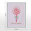 Layla Life Is Sweet 3D Framed Canvas Wall Art - 30x40 cm-kids-decorandlighting-decor-wallart-image-4
