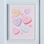 Layla Hearts 3D Framed Canvas Wall Art - 30x40 cm-kids-decorandlighting-decor-wallart-image-1