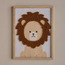 زينة حائط كانفاس مؤطرة ثلاثية الأبعاد أسد - ليندون - 30x40 سم-kids-decorandlighting-decor-wallart-image-4