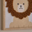 زينة حائط كانفاس مؤطرة ثلاثية الأبعاد أسد - ليندون - 30x40 سم-kids-decorandlighting-decor-wallart-image-3