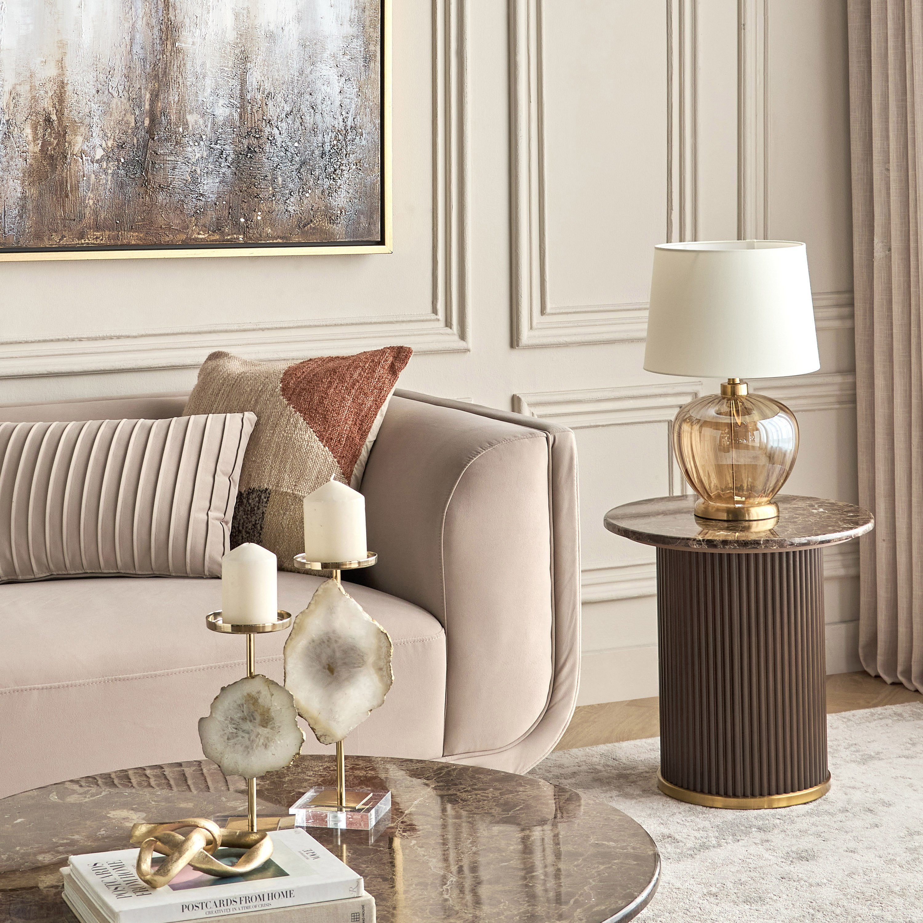 Misty Glass Table Lamp - 50 cm-household-lighting-tableanddesklamps-image-5