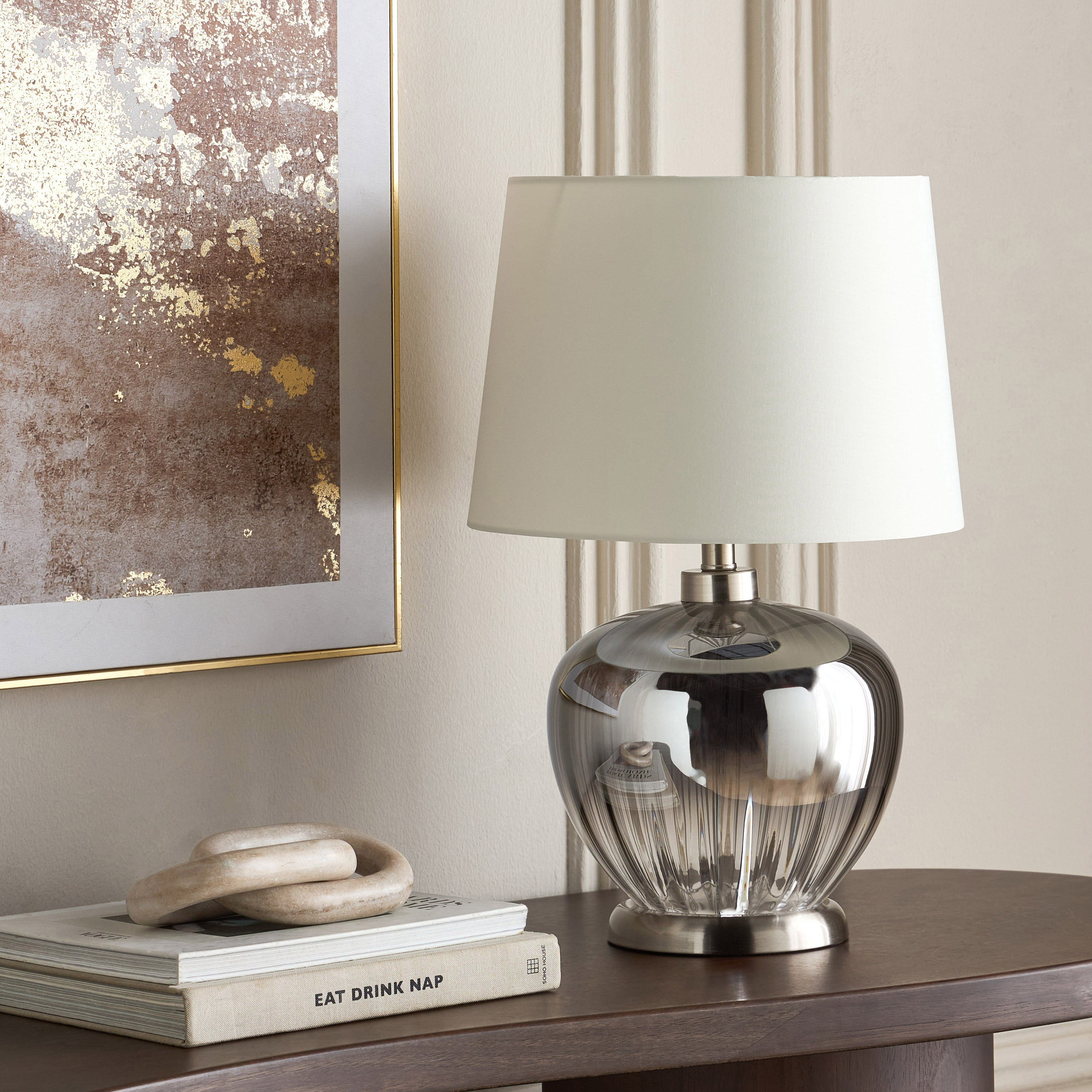 Misty Glass Table Lamp - 50 cm-household-lighting-tableanddesklamps-image-5