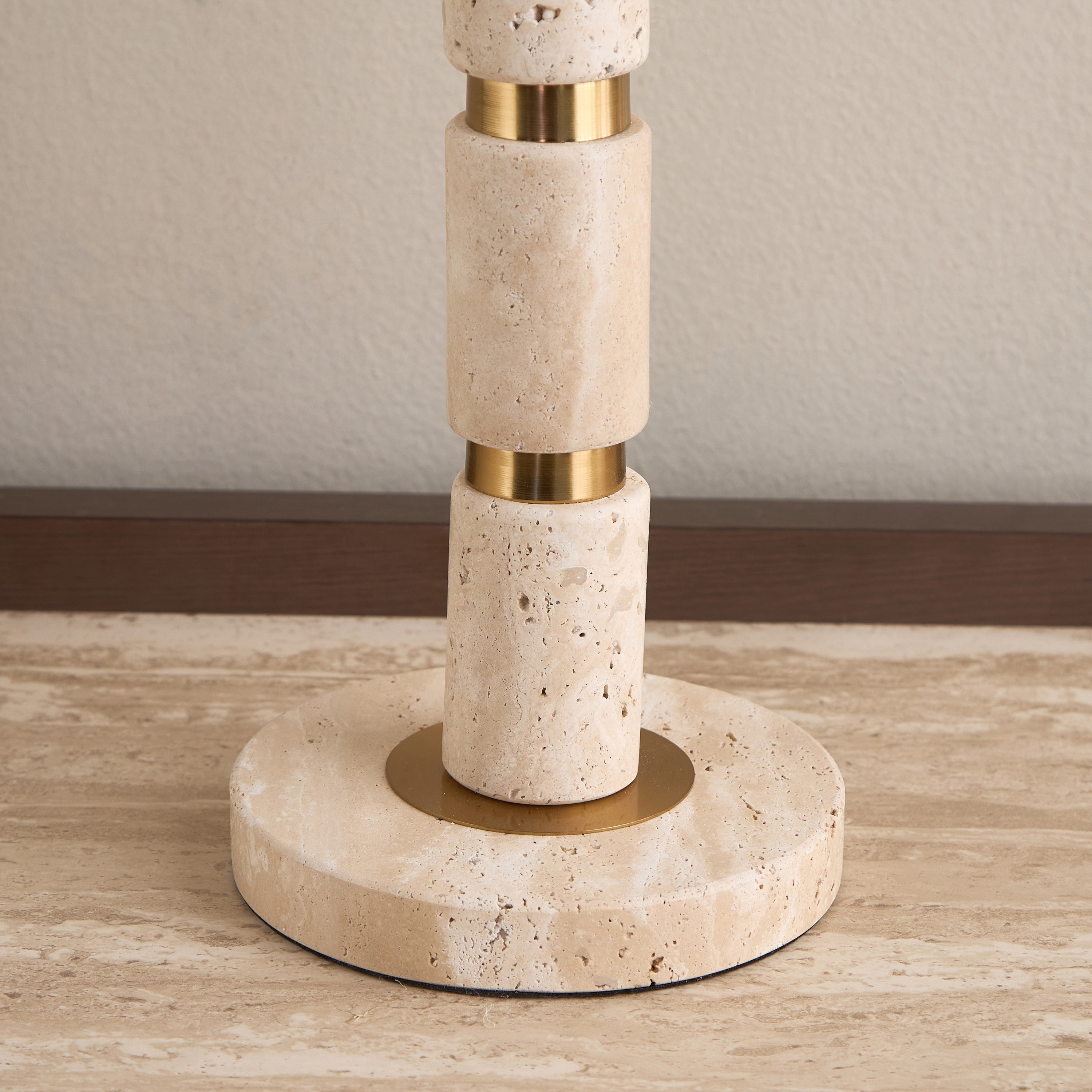 Cody Travertine Table Lamp - 62 cm-household-lighting-tableanddesklamps-image-4