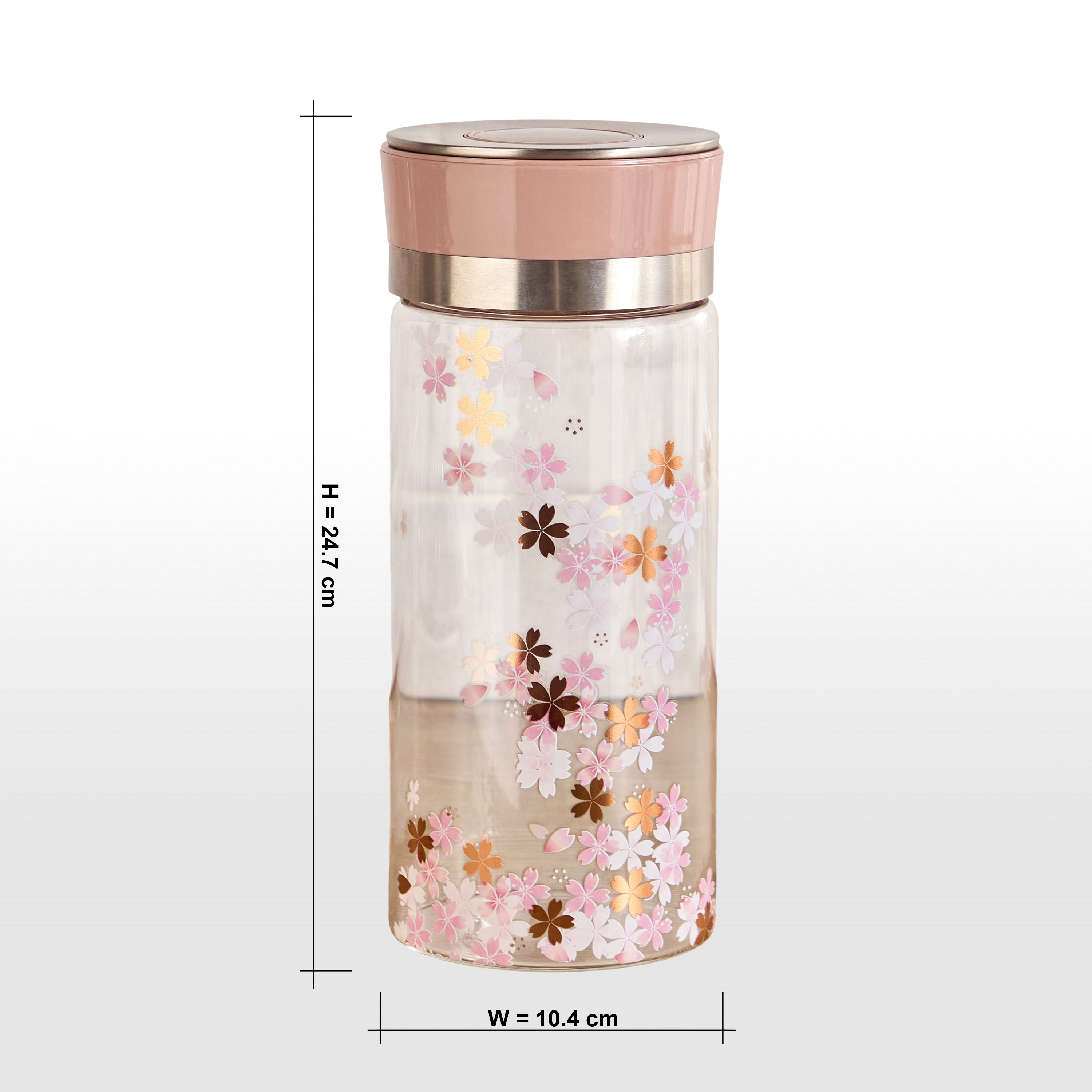 جرة زجاجية - بلوسوم - 1.3 لتر-household-kitchen-foodstorage-pantryandstorage-image-1