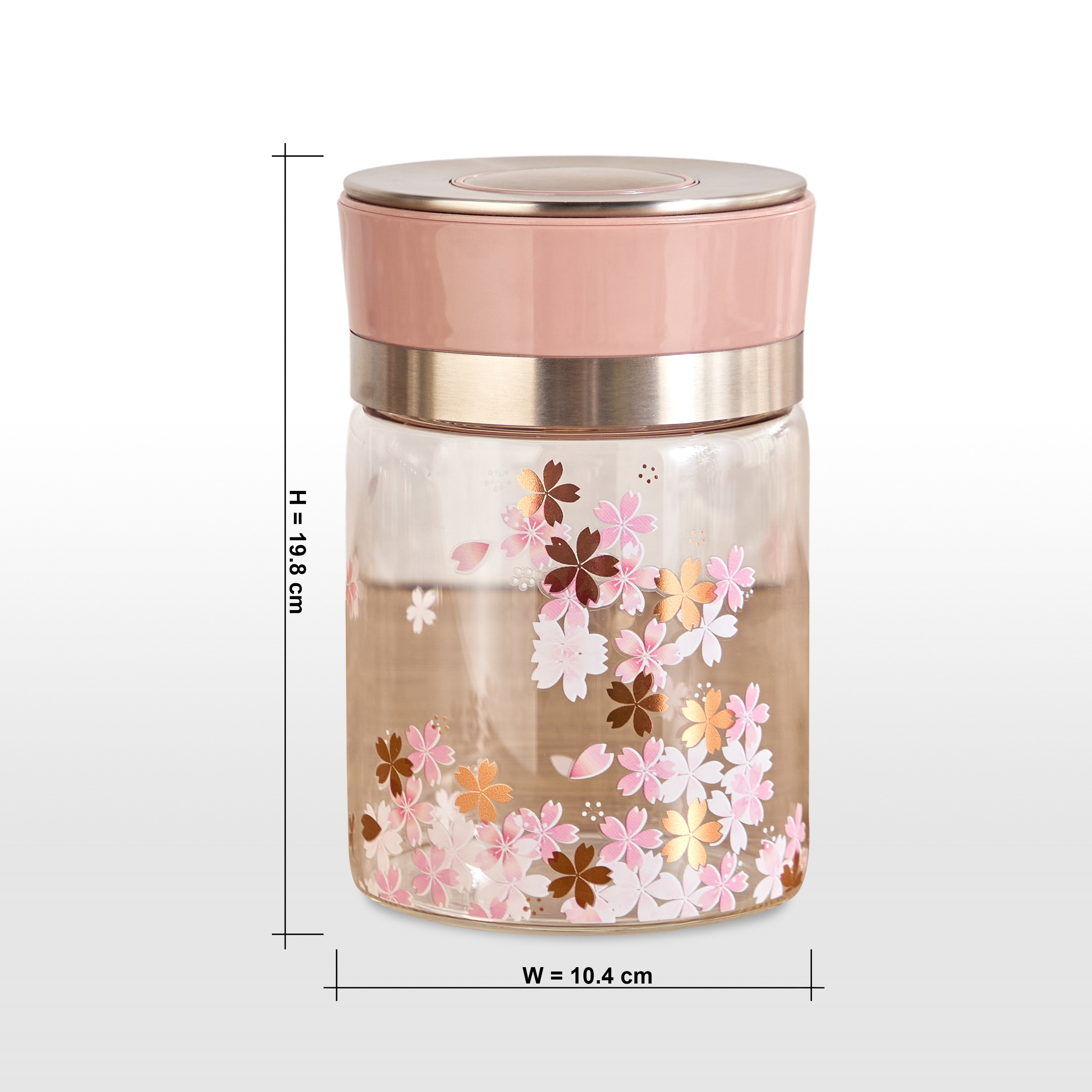 Blossom Storage Jar - 1 L-household-kitchen-foodstorage-pantryandstorage-image-5