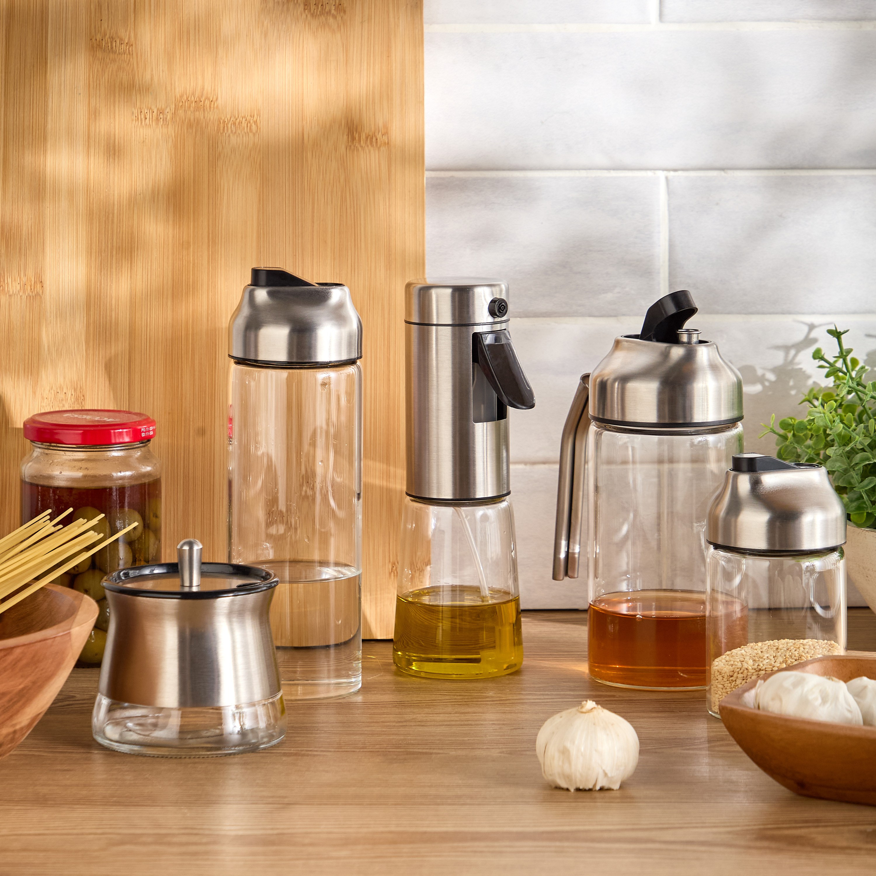 Styvee Oil Jar - 430 ml-household-kitchen-foodstorage-pantryandstorage-image-3