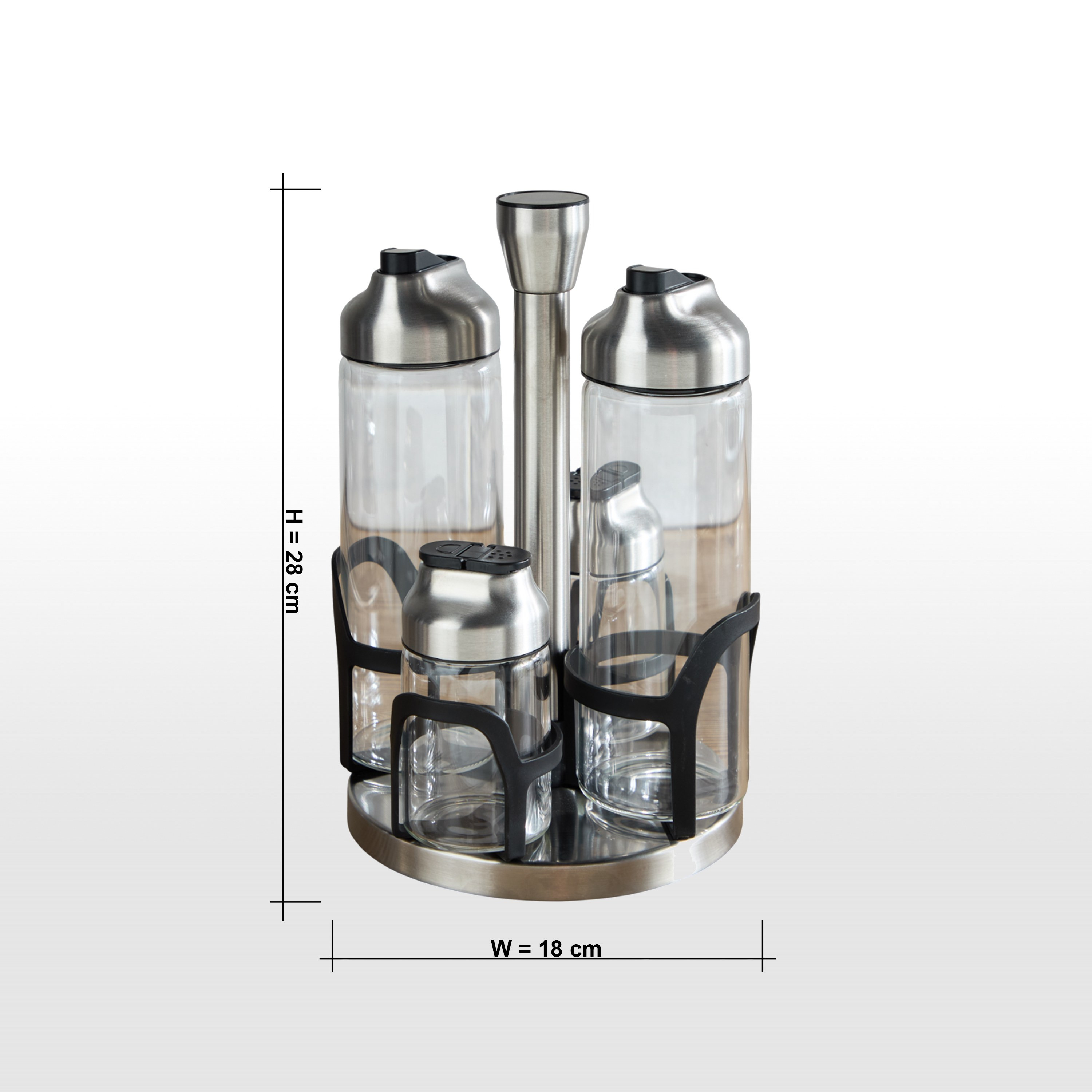 Styvee 4-Piece Cruet Set-household-kitchen-foodstorage-oilandvinegar-image-4