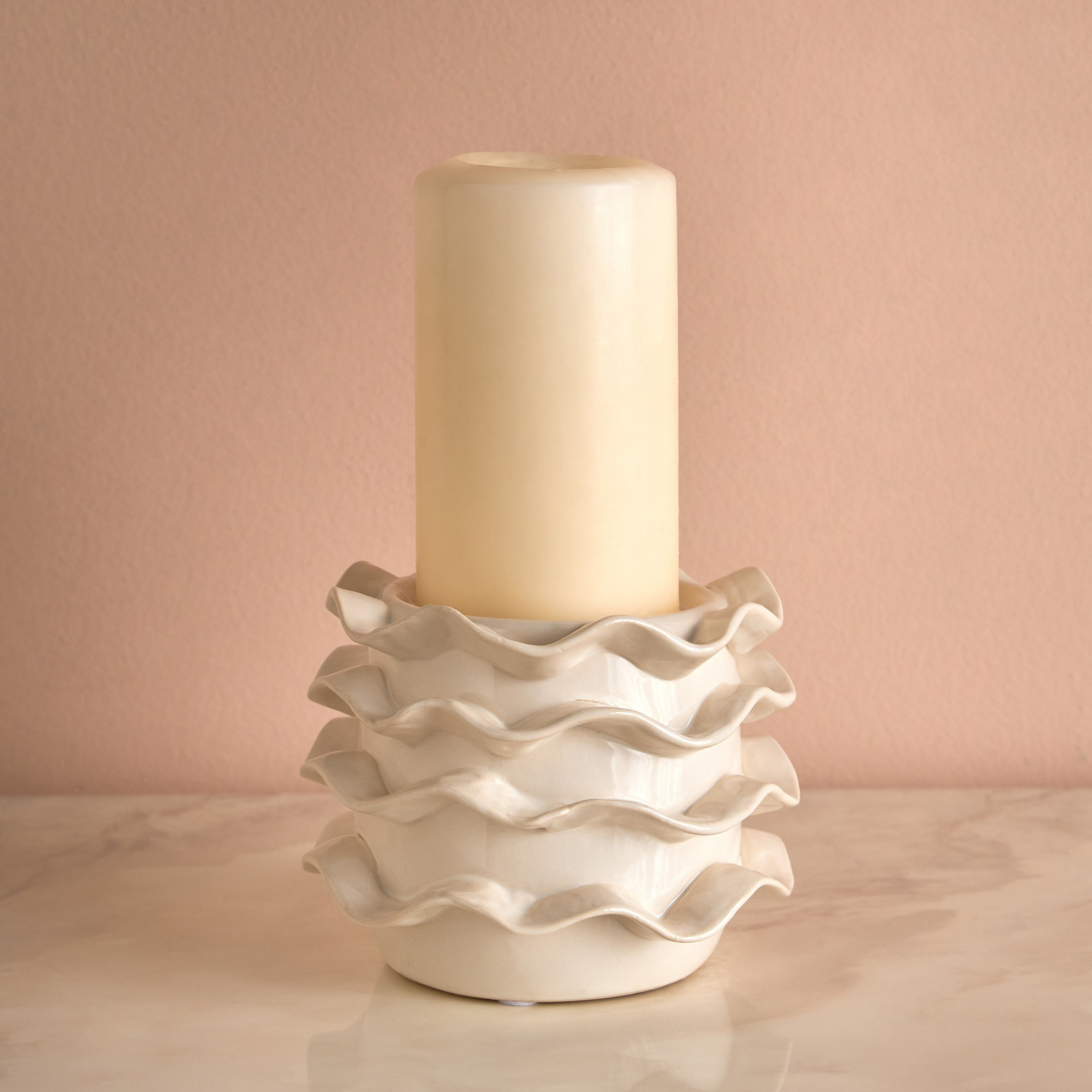 Lotus Pillar Candleholder-household-decor-candleholdersandlanterns-image-2
